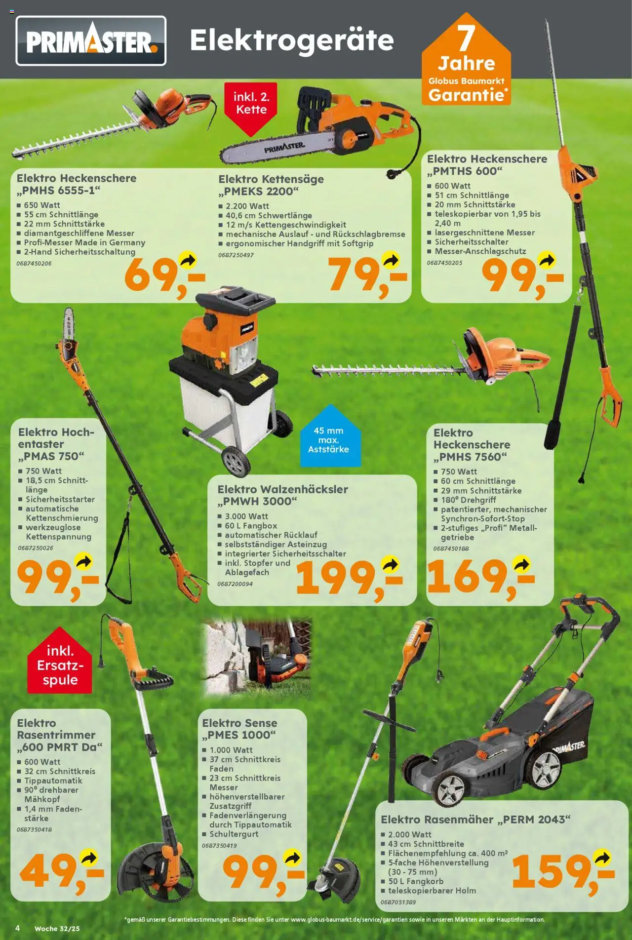 Globus Baumarkt Prospekt 	 - gültig ab dem 03.08.2025 | Seite: 4