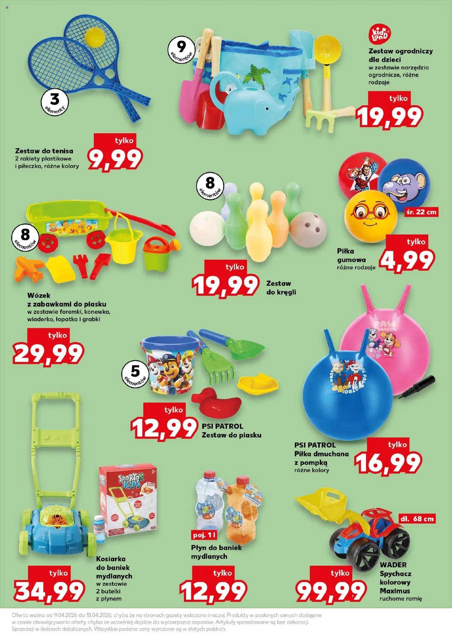 Kaufland Polsko leták - Wiosenne inspiracje od 09.04.2026 | Strana: 13 | Produkty: Lopatka