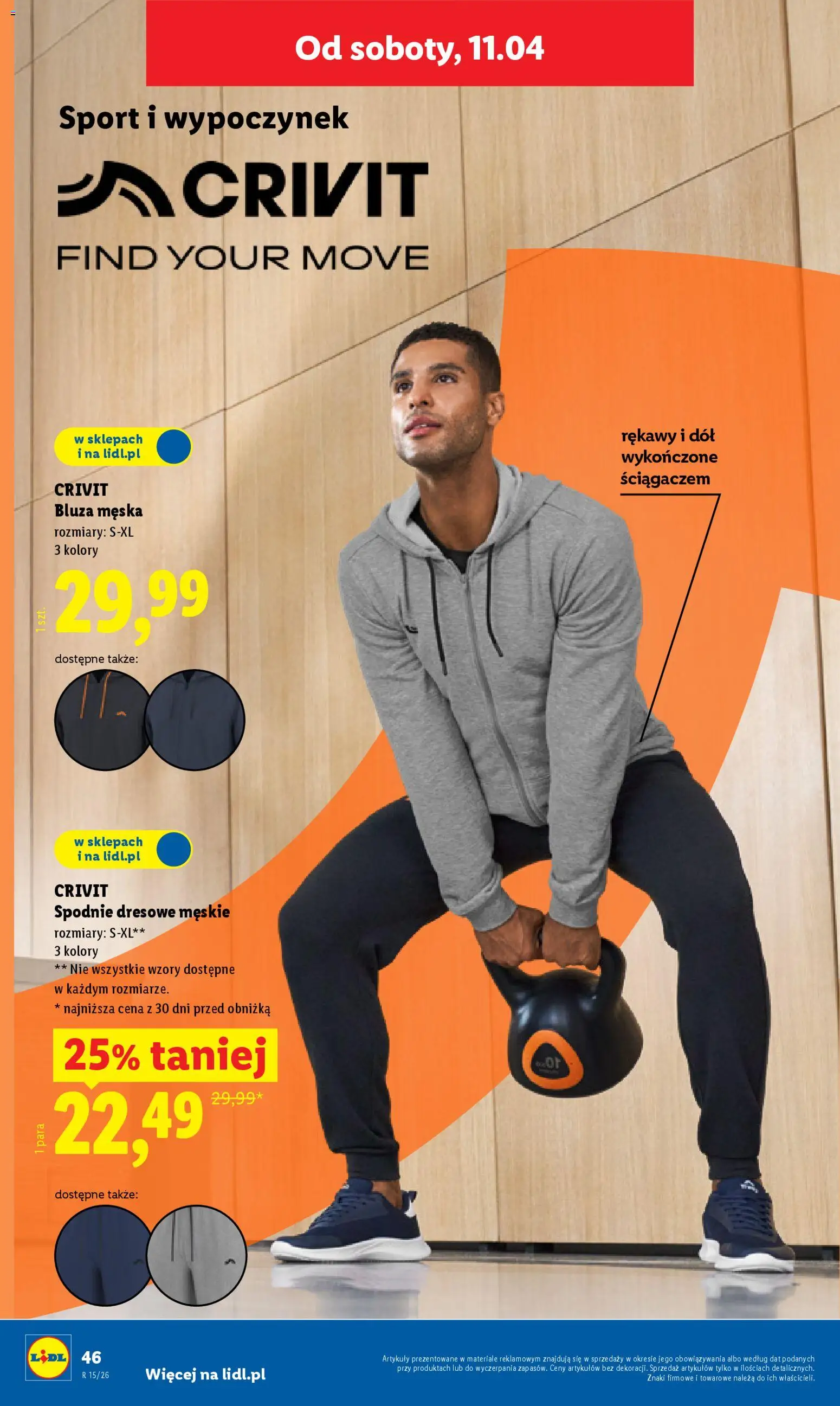 Lidl Katalog od 07.04.2026 | Strona: 54 | Produkty: Spodnie