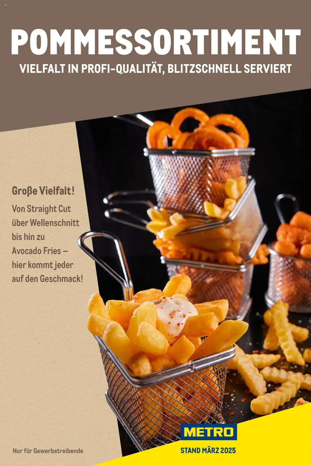 Metro - Pommessortiment – gültig ab 01.03.2025 | Seite: 1 | Produkte: Avocado