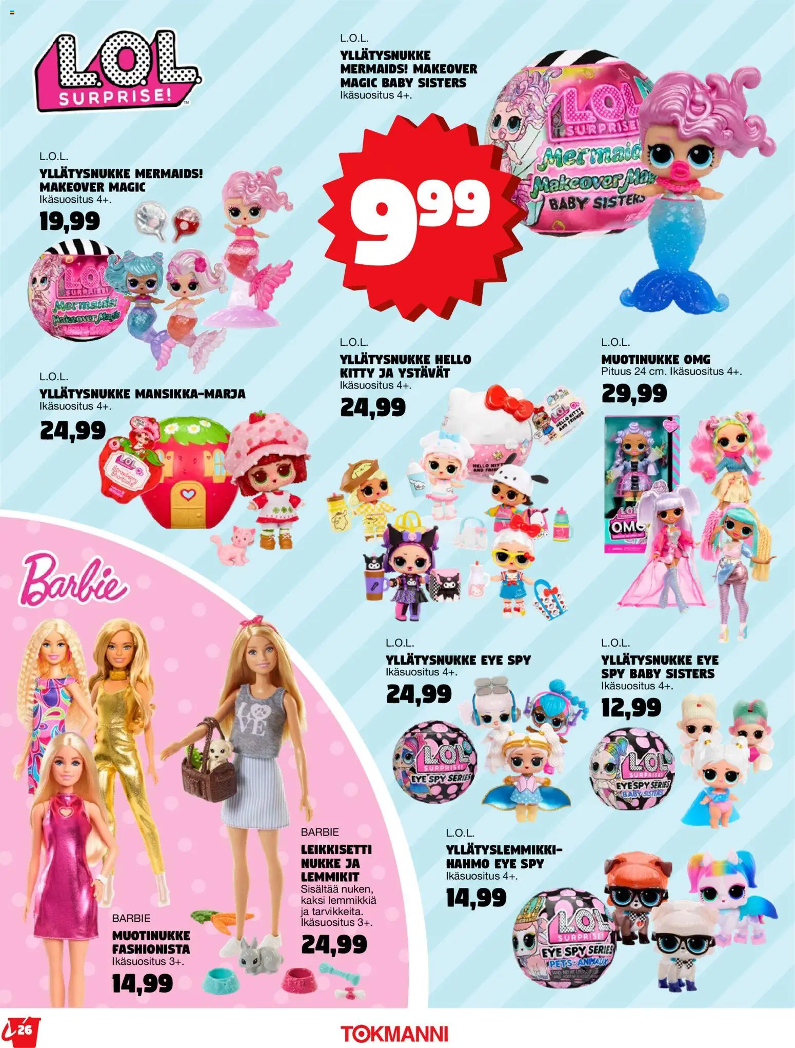 Tokmanni - Kesälelukuvasto 2026 – voimassa 27.04.2026 alkaen | Sivu: 26