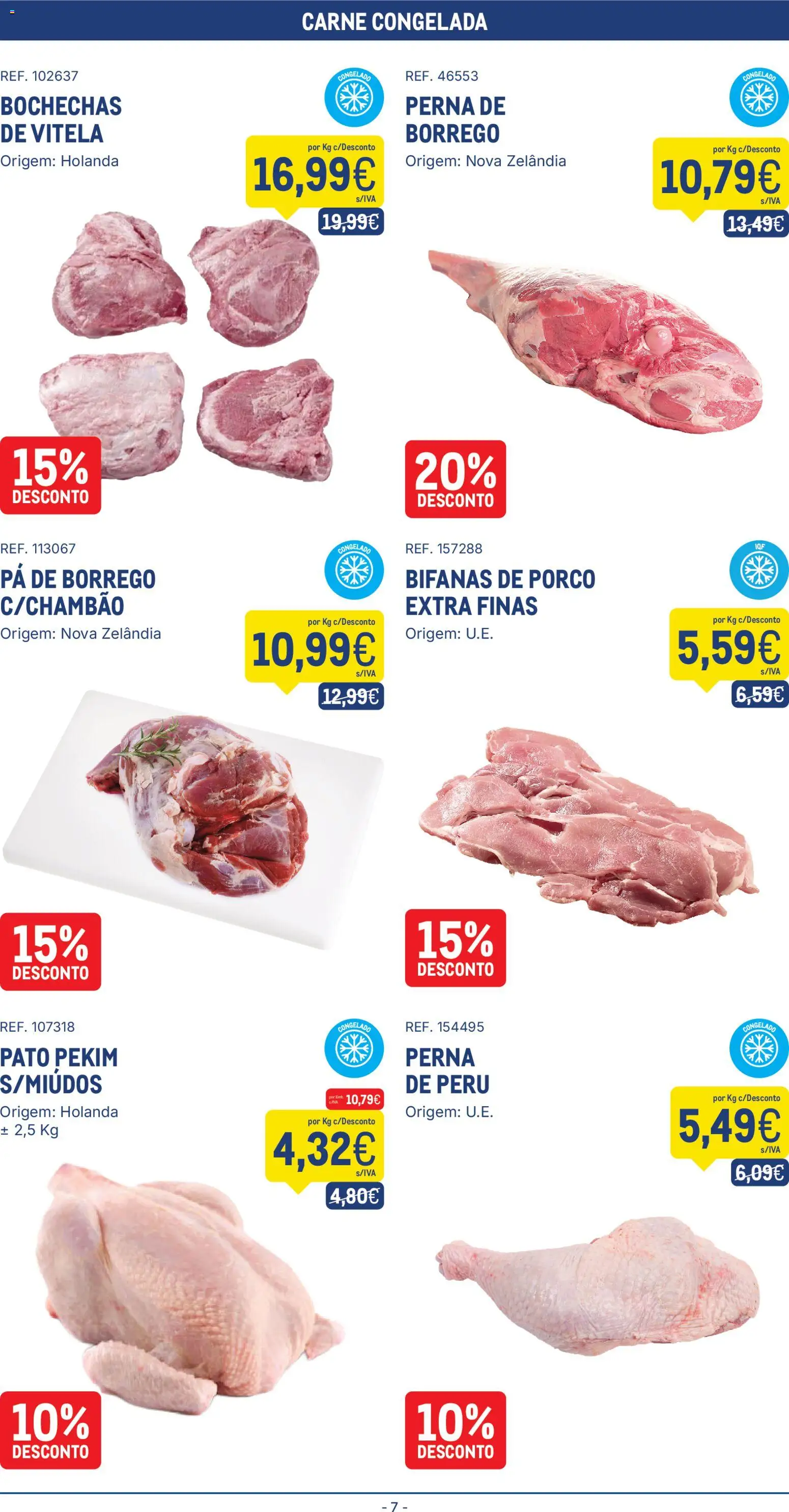 Makro folheto │ válido de 20.01.2026 | Página: 7 | Produtos: Vitela, Peru, Carne, Pá