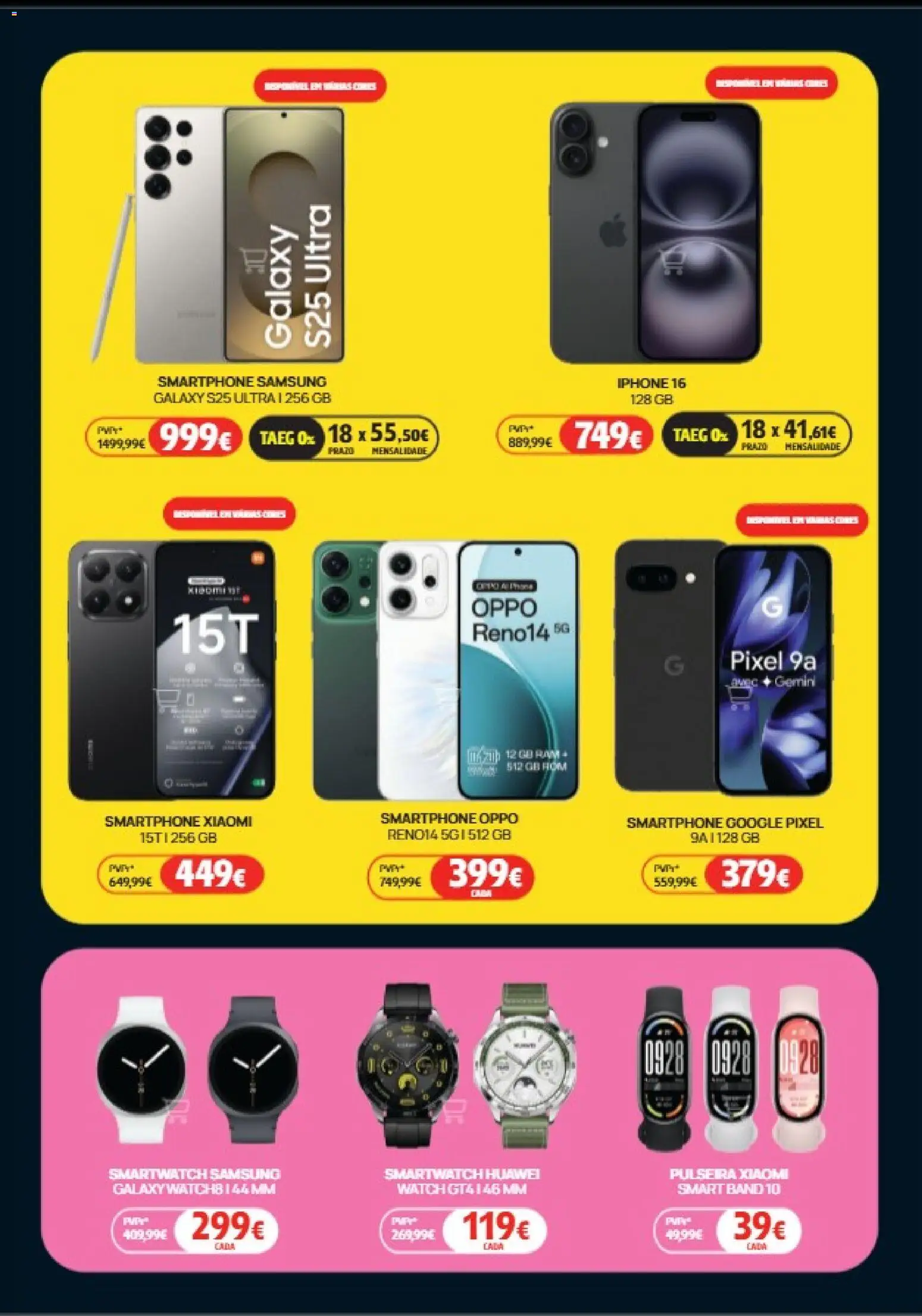 Darty - Black Friday │ válido de 28.11.2025 | Página: 15 | Produtos: Smartphone, Pulseira, Smartwatch