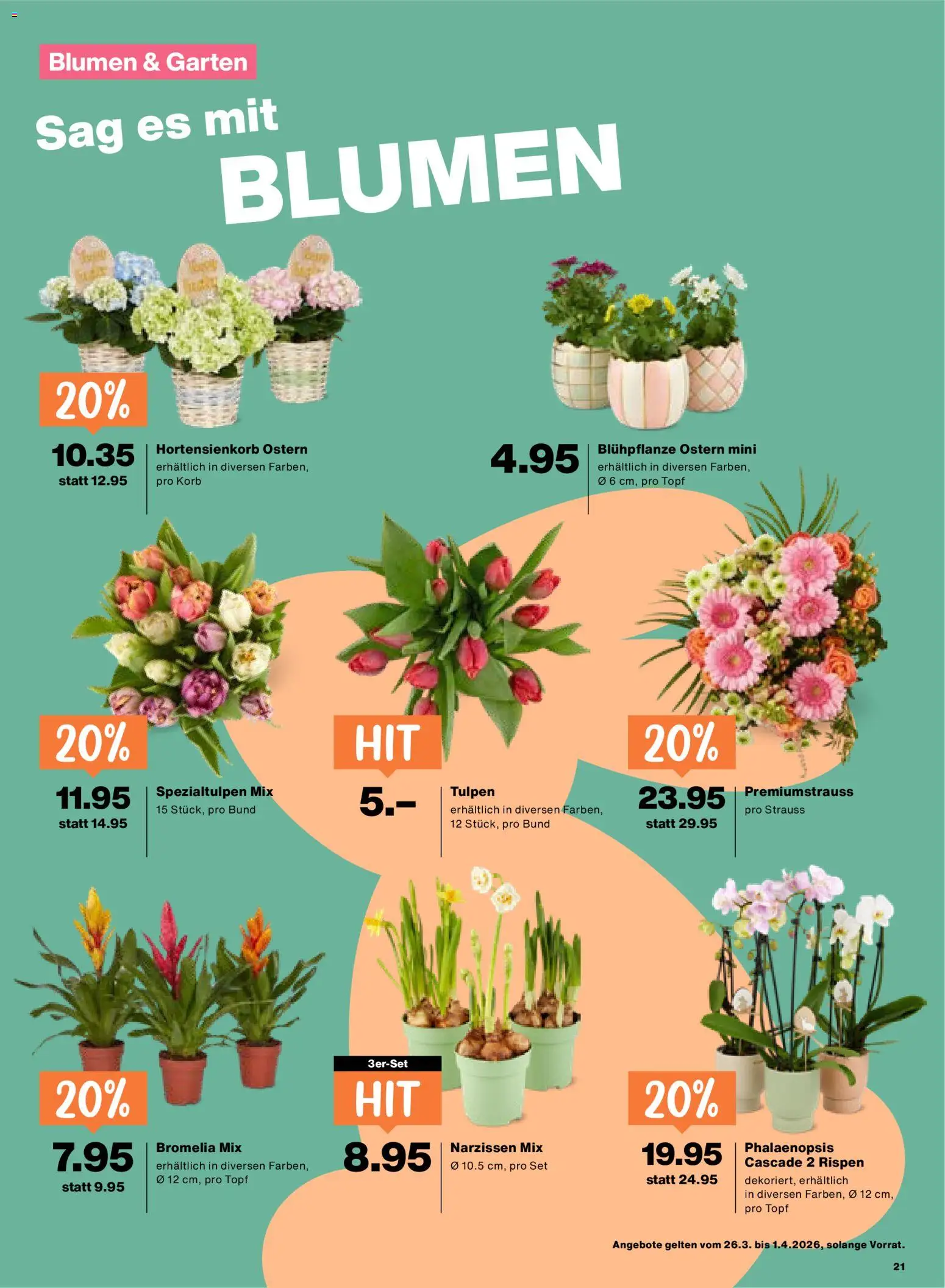 Migros aktionen – gültig ab 26.03.2026 | Seite: 21 | Produkte: Korb