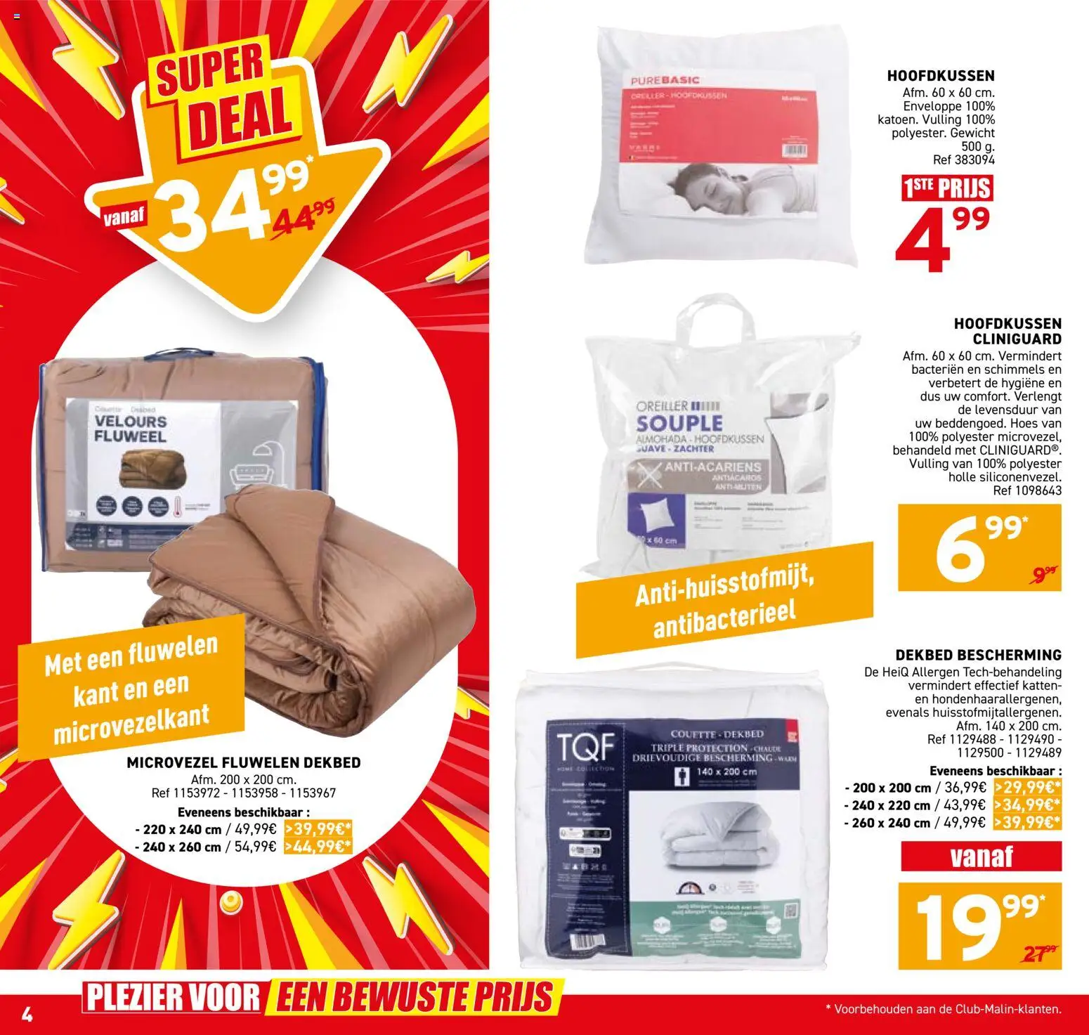 {H1} | Pagina: 12 | Producten: Gewicht, Velours, Dekbed