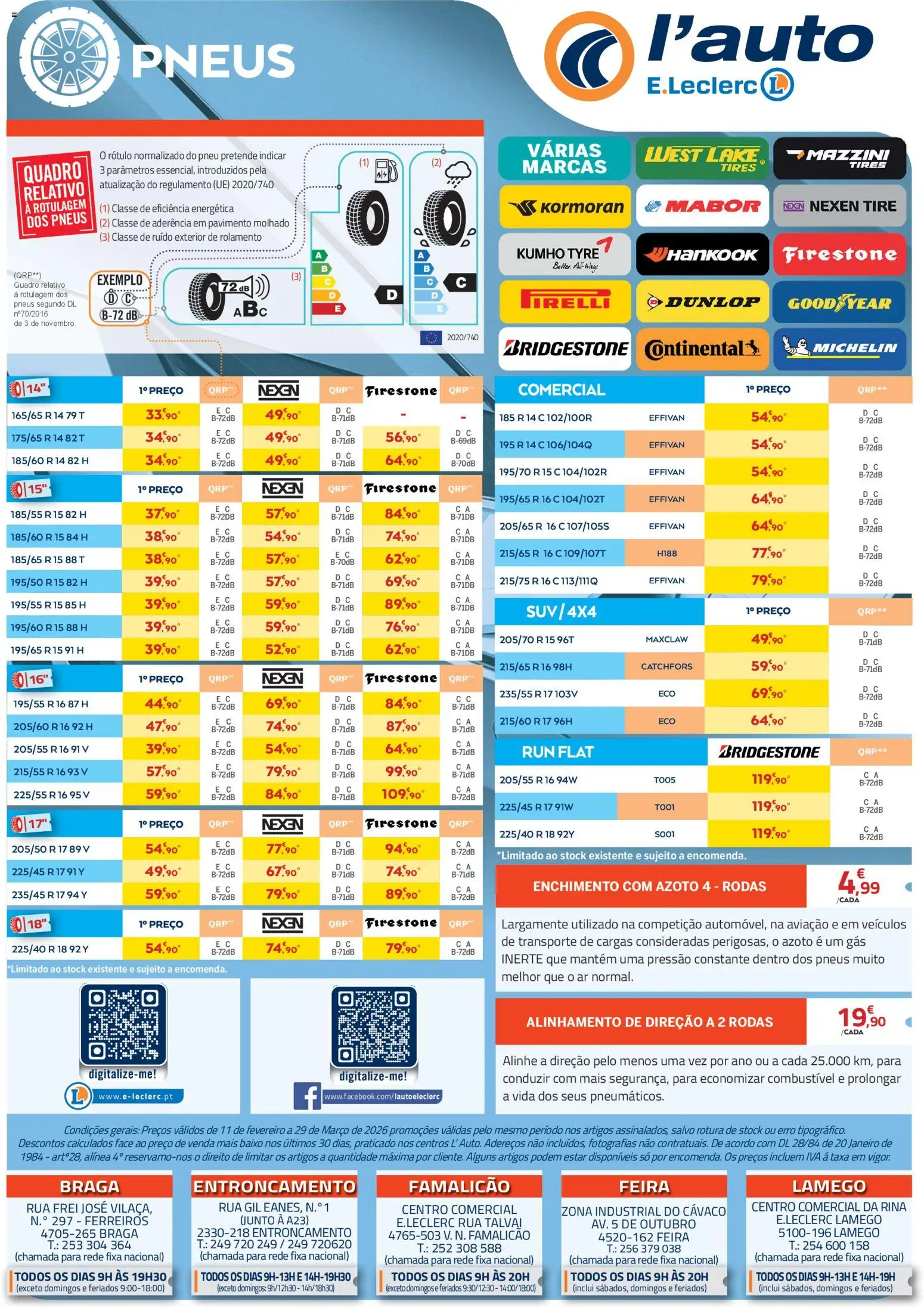 E.Leclerc folheto Auto │ válido de 11.02.2026 | Página: 8 | Produtos: Quadro, Pneu