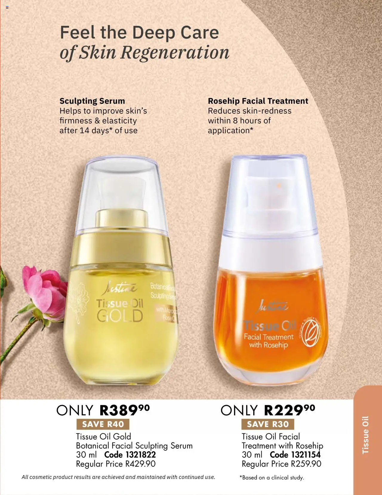 Justine Specials │ valid from 01.08.2025 | Page: 25 | Products: Tissue oil, Serum, Oil