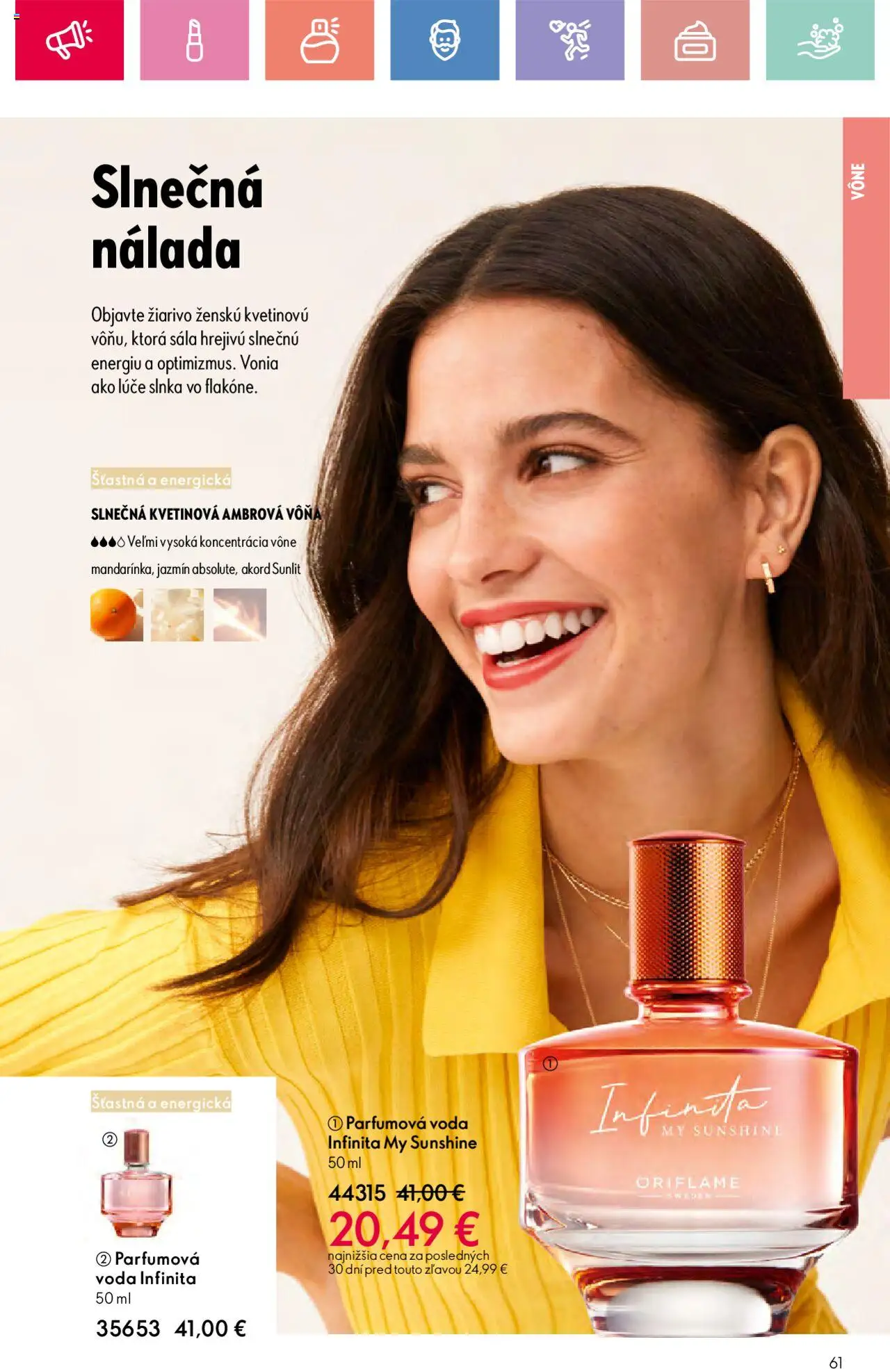 Katalóg Oriflame 10 2025 │ platný od 06.07.2025 | Strana: 61 | Produkty: Voda