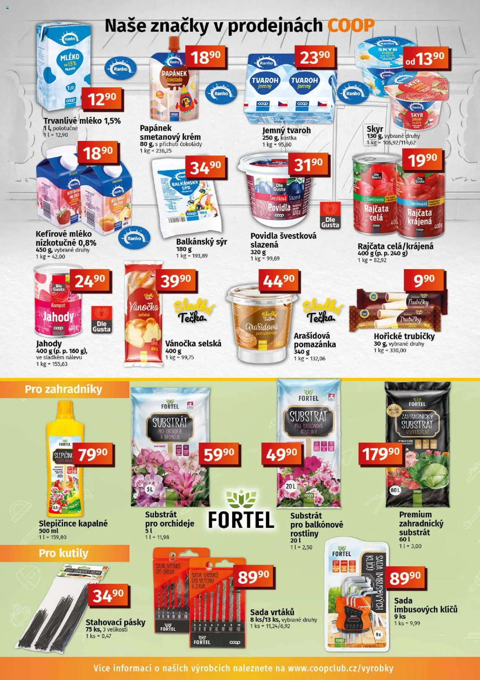 Coop leták - Tuty od 08.04.2026 | Strana: 9 | Produkty: Kompot, Rajčata, Jahody, Rostliny