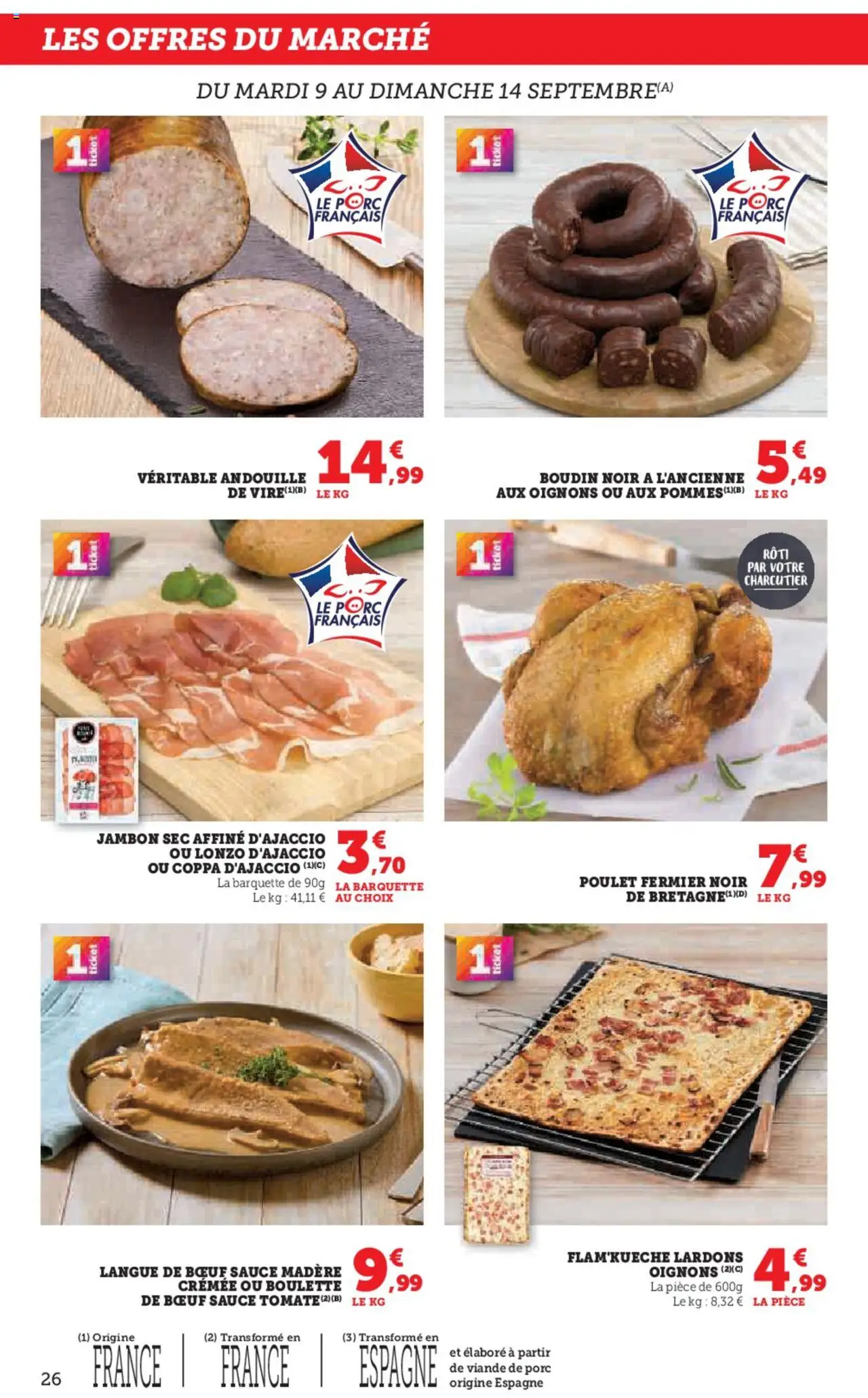  | Page: 26 | Produits: Viande de porc, Jambon, Viande, Pommes