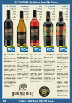 Vrutak - Vinski Katalog - Pregled kataloga iz trgovine Vrutak, vrijedi od 01.11.2024 | Stranica: 262 | Proizvodi: Aperitiv, Miris, Vino, Začini