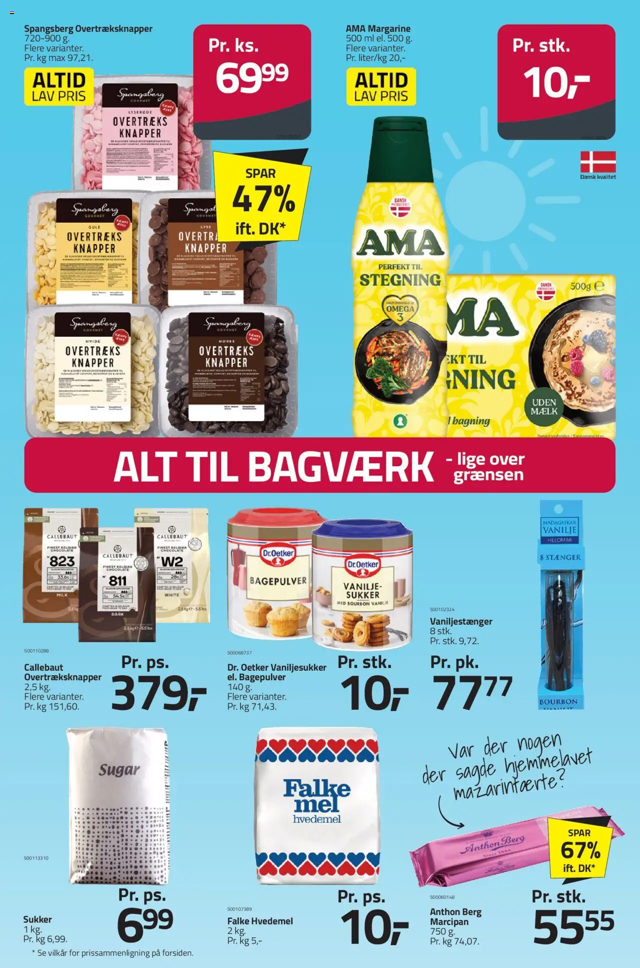 Fleggaard Tilbudsavis gyldig fra 09.07.2025 | Side: 28 | Produkter: Vaniljestænger, Mælk, Sukker, Bagepulver