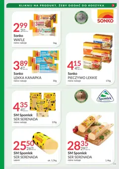 Pogląd oferty "Eurocash Gazetka - Targi Jesień" - ważna od 03.11.2025 | Strona: 34 | Produkty: Pieczywo, Dynia, Ser, Salami