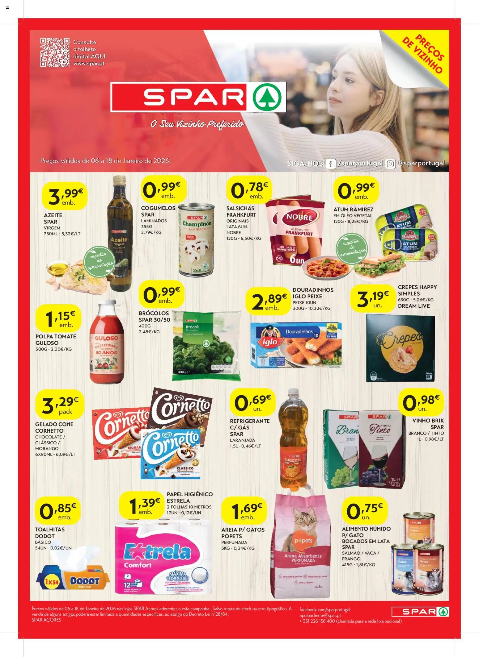 Spar - folheto │ válido de 06.01.2026 | Página: 2 | Produtos: Brócolos, Vinho, Peixe, Proteina