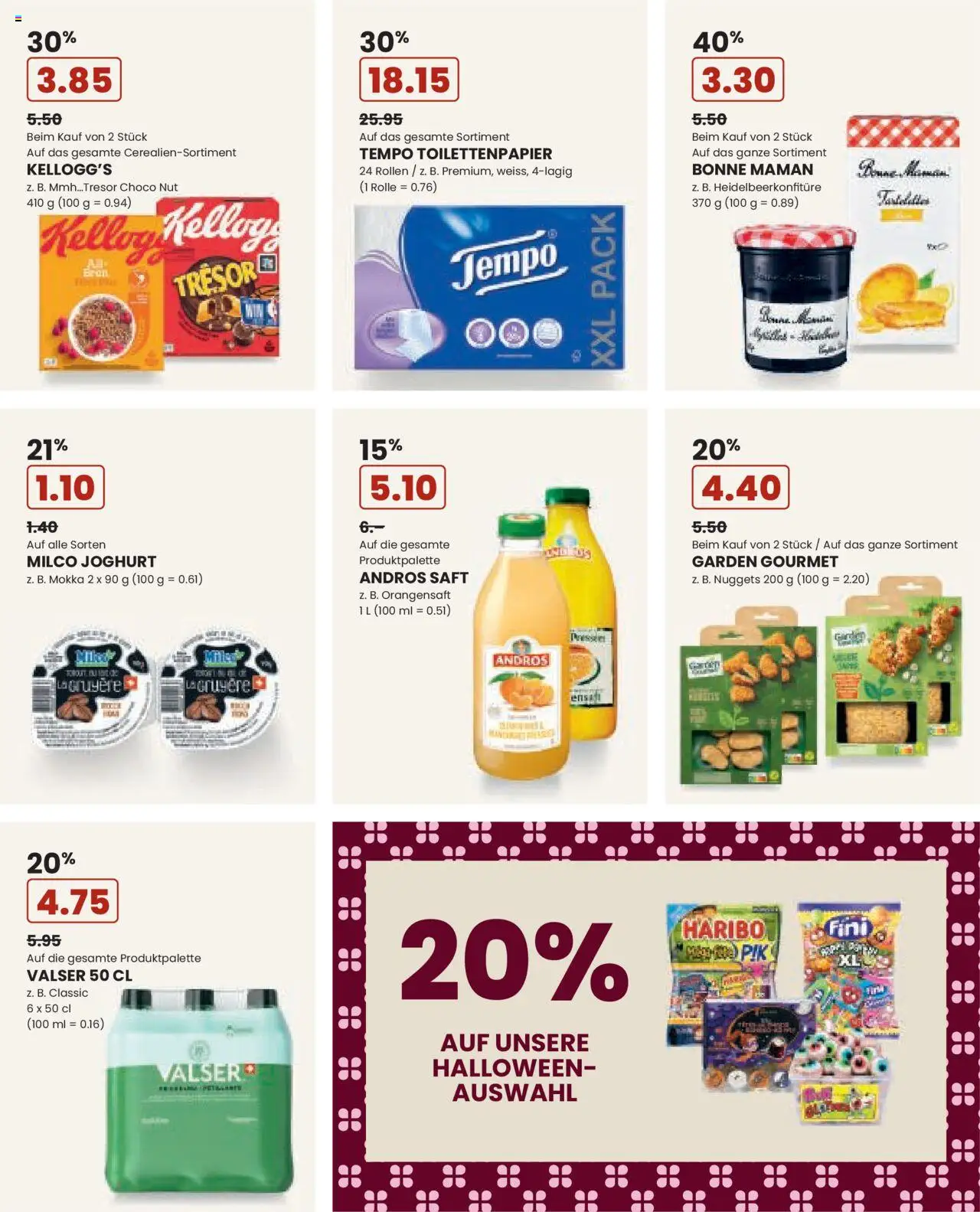 Manor Aktionen Alpen – gültig ab 21.10.2025 | Seite: 6 | Produkte: Orangensaft, Joghurt, Saft, Toilettenpapier