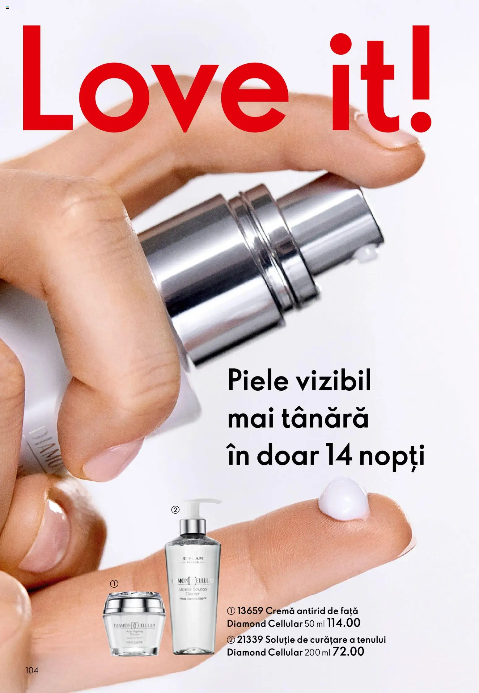 Noul catalog Oriflame – valabil de la 21.01.2026 | Pagină: 104 | Produse: Cremă, Demlik