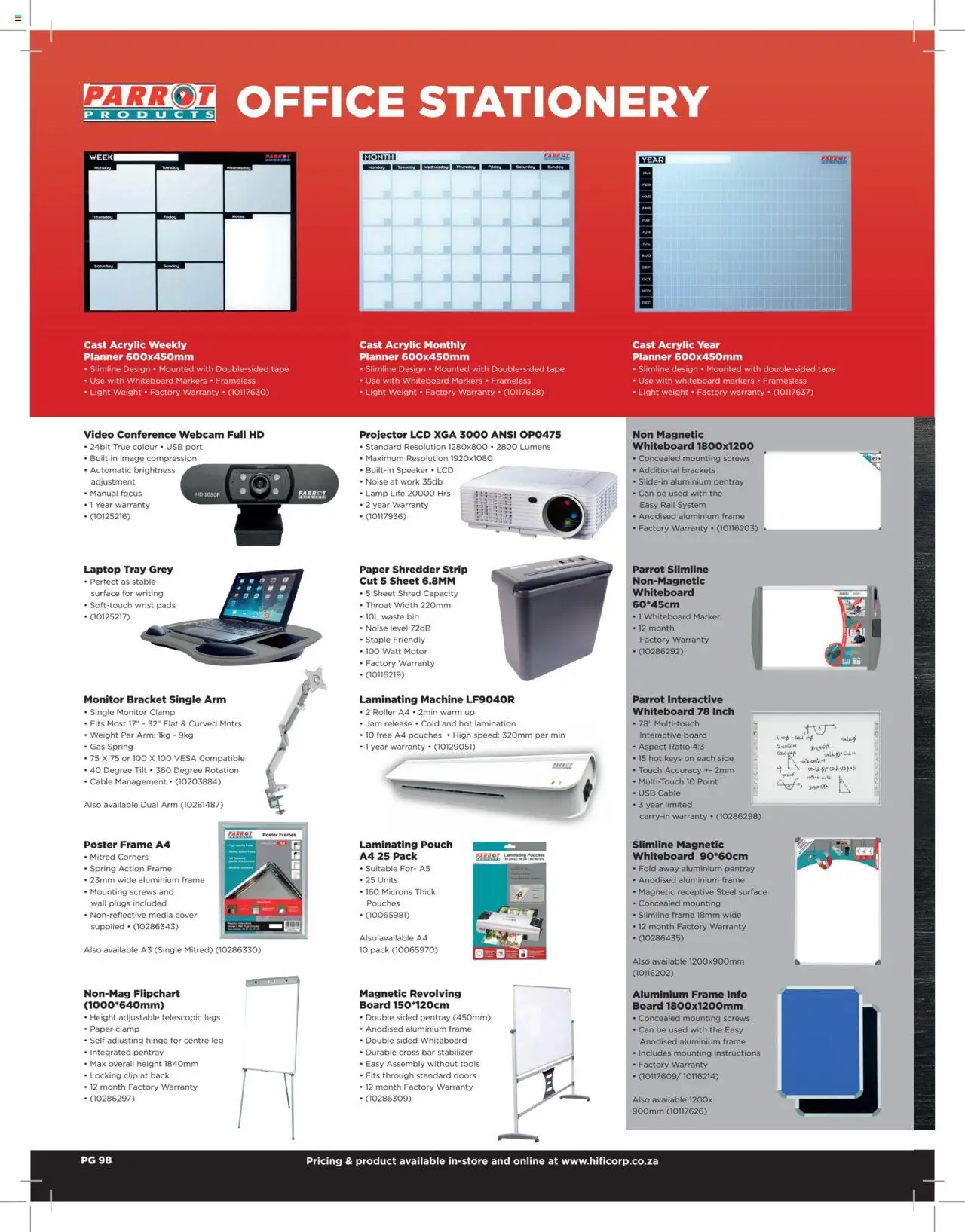 HiFi Corp - Extended Range Catalogue │ valid from 12.02.2024 | Page: 98 | Products: Cover, Tray, Frame, USB