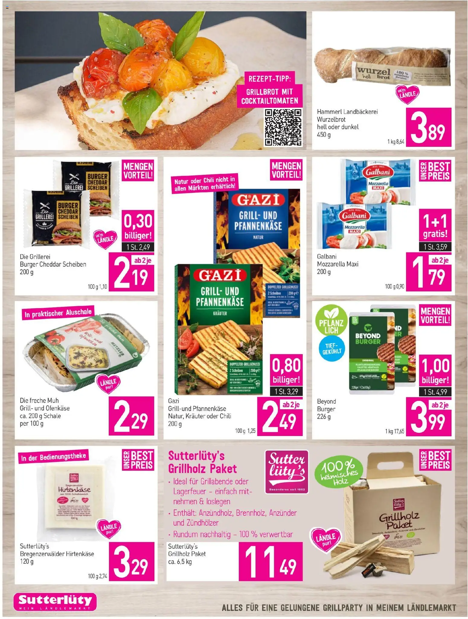 Sutterlüty Flugblatt gültig ab 23.04.2026 | Seite: 14 | Produkte: Chili, Grill, Brot