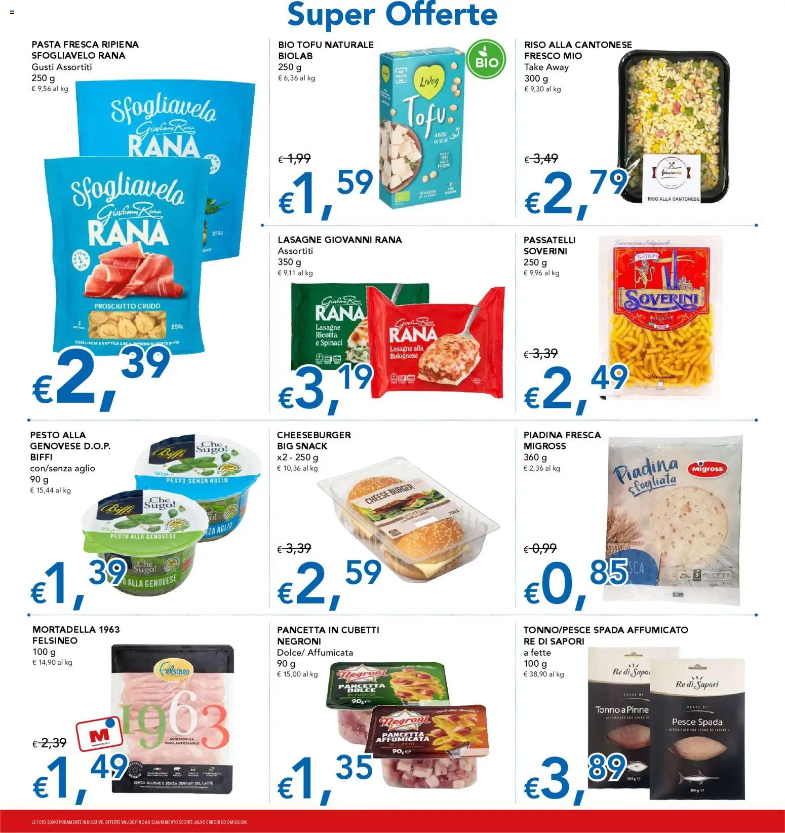 Volantino Migross del 15.01.2026 | Pagina: 6 | Prodotti: Prosciutto Crudo, Pancetta, Aglio, Pesce spada