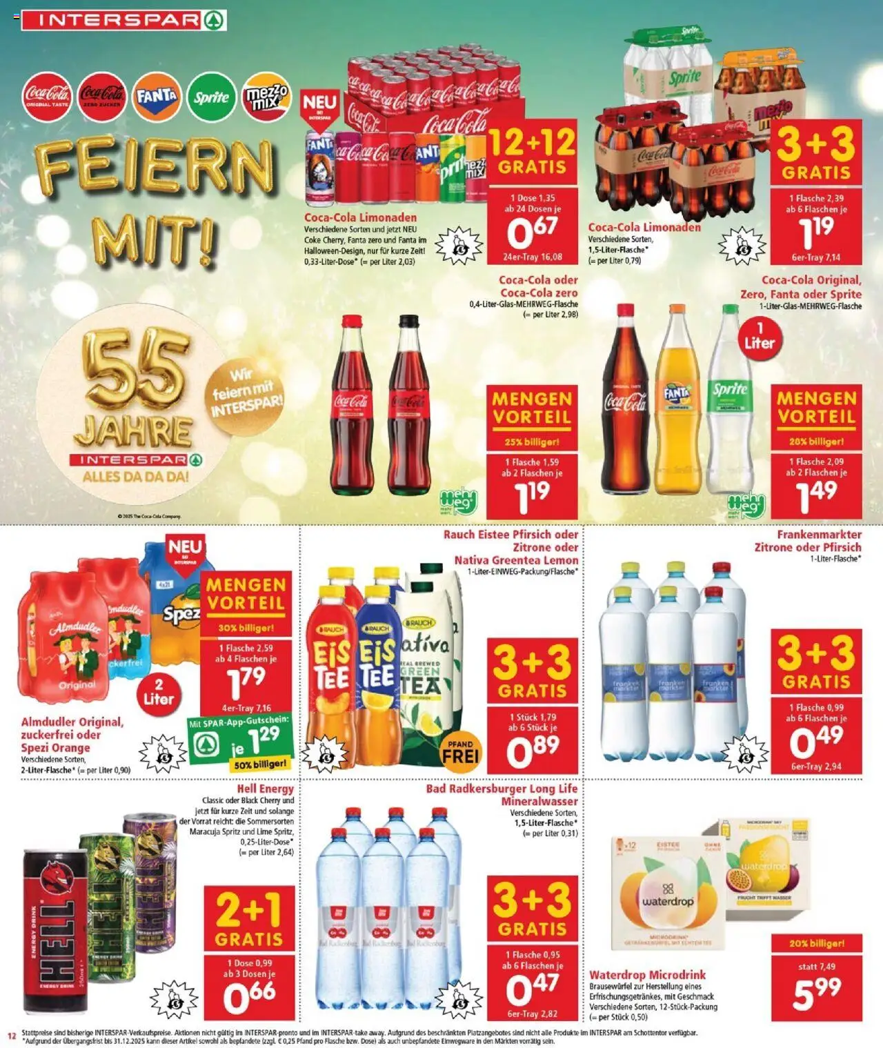 Interspar Flugblatt - Burgenland gültig ab 14.08.2025 | Seite: 12 | Produkte: Wasser, Zucker, Zitrone, Bad