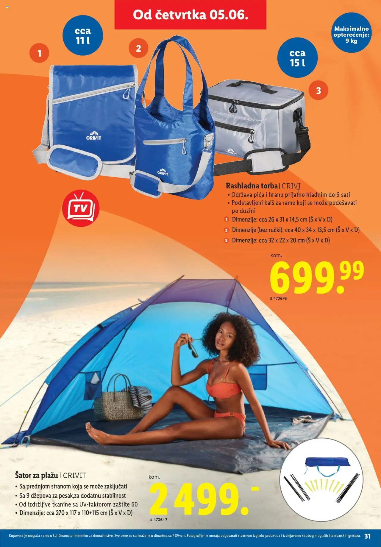 Lidl katalog - važi od 29.05.2025 | Strana: 31 | Proizvode: Kaiš, Torba, Pica
