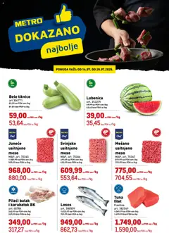 Metro katalog - važi od 16.07.2025 | Strana: 1 | Proizvode: Lubenica, Losos, Pileći batak