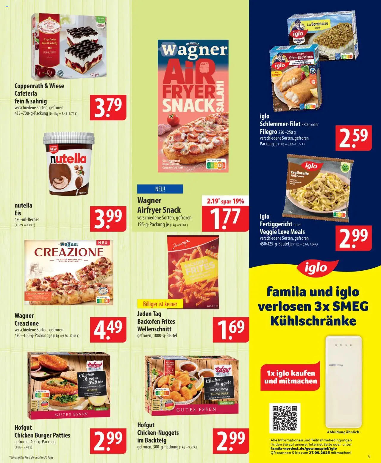 Famila Prospekt 	 – gültig ab 15.09.2025 | Seite: 9