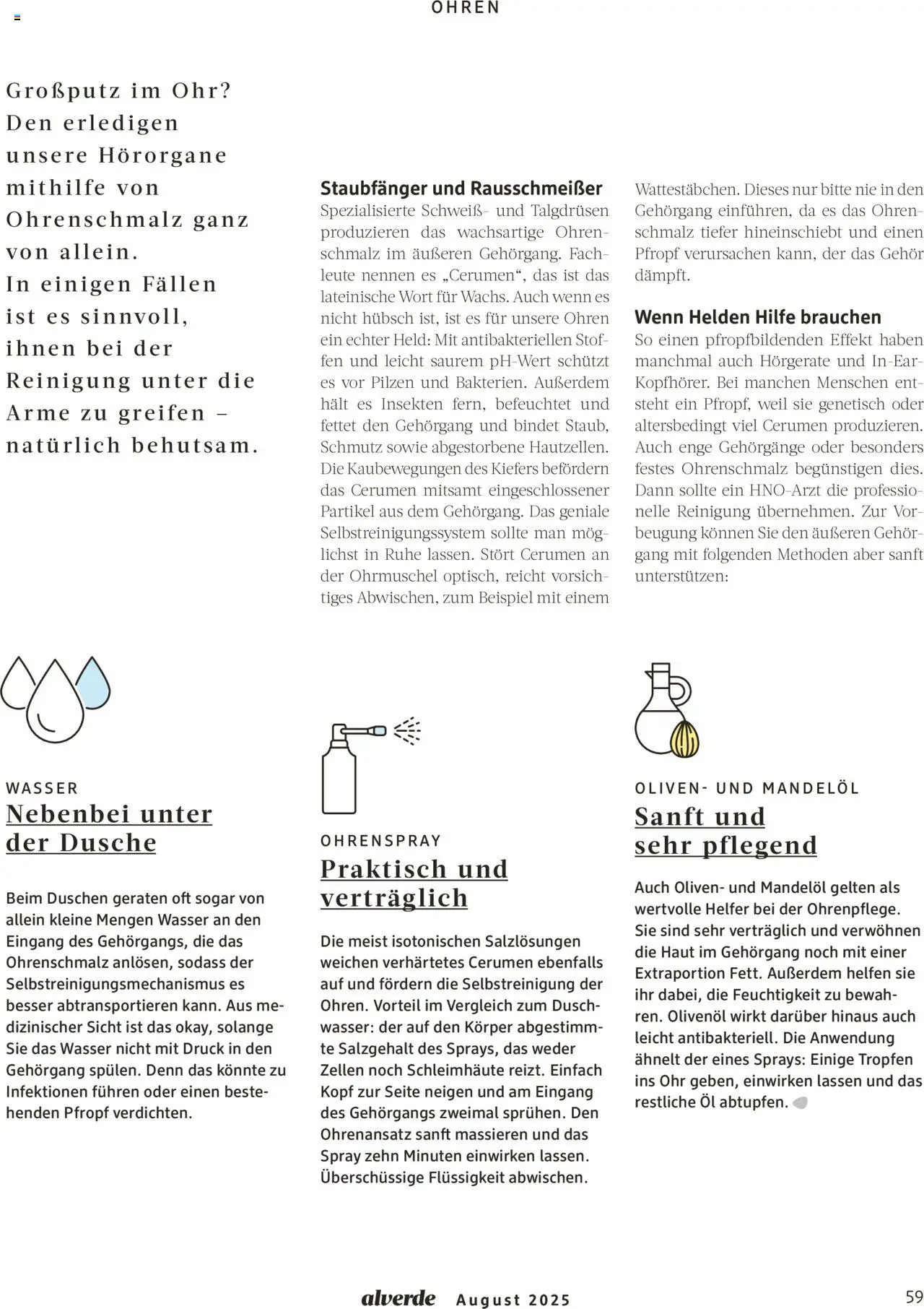dm drogerie Prospekt 	 - gültig ab dem 01.08.2025 | Seite: 59 | Produkte: Öl, Olivenol, Dusche, Wasser