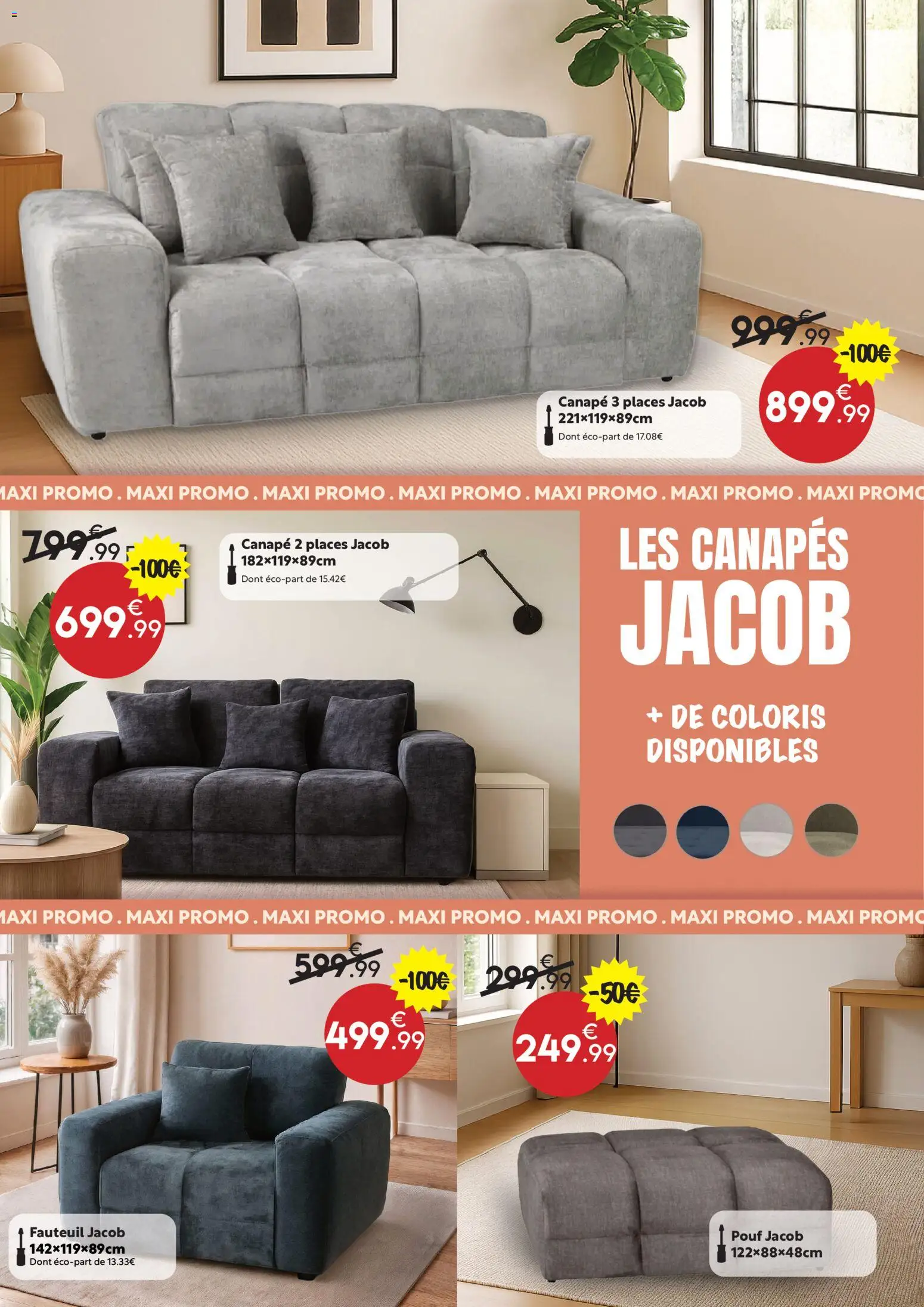{H1} | Page: 7 | Produits: Canapé, Fauteuil