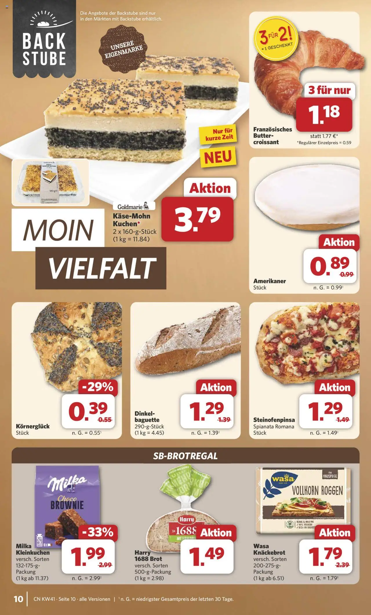 Combi Prospekt 	 – gültig ab 06.10.2025 | Seite: 11 | Produkte: Butter, Baguette, Milka, Brot