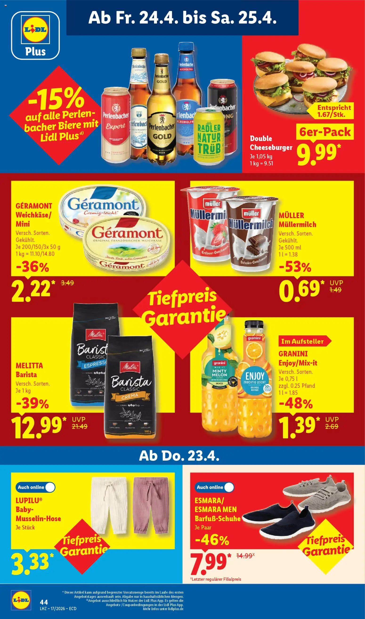 Lidl Prospekt – gültig ab 20.04.2026 | Seite: 66 | Produkte: Melitta, Radler, Mango, Granini