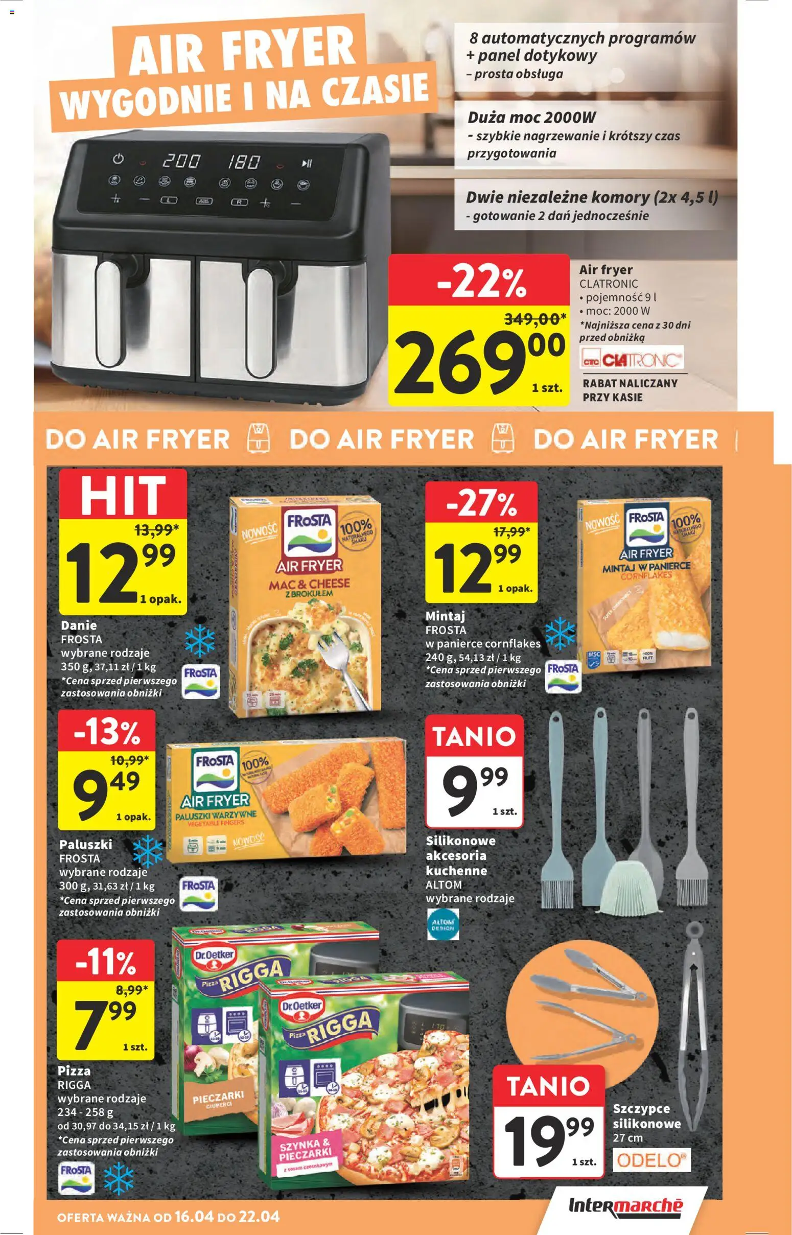 Intermarche gazetka od 16.04.2026 | Strona: 7 | Produkty: Szynka, Mintaj, Paluszki, Pizza
