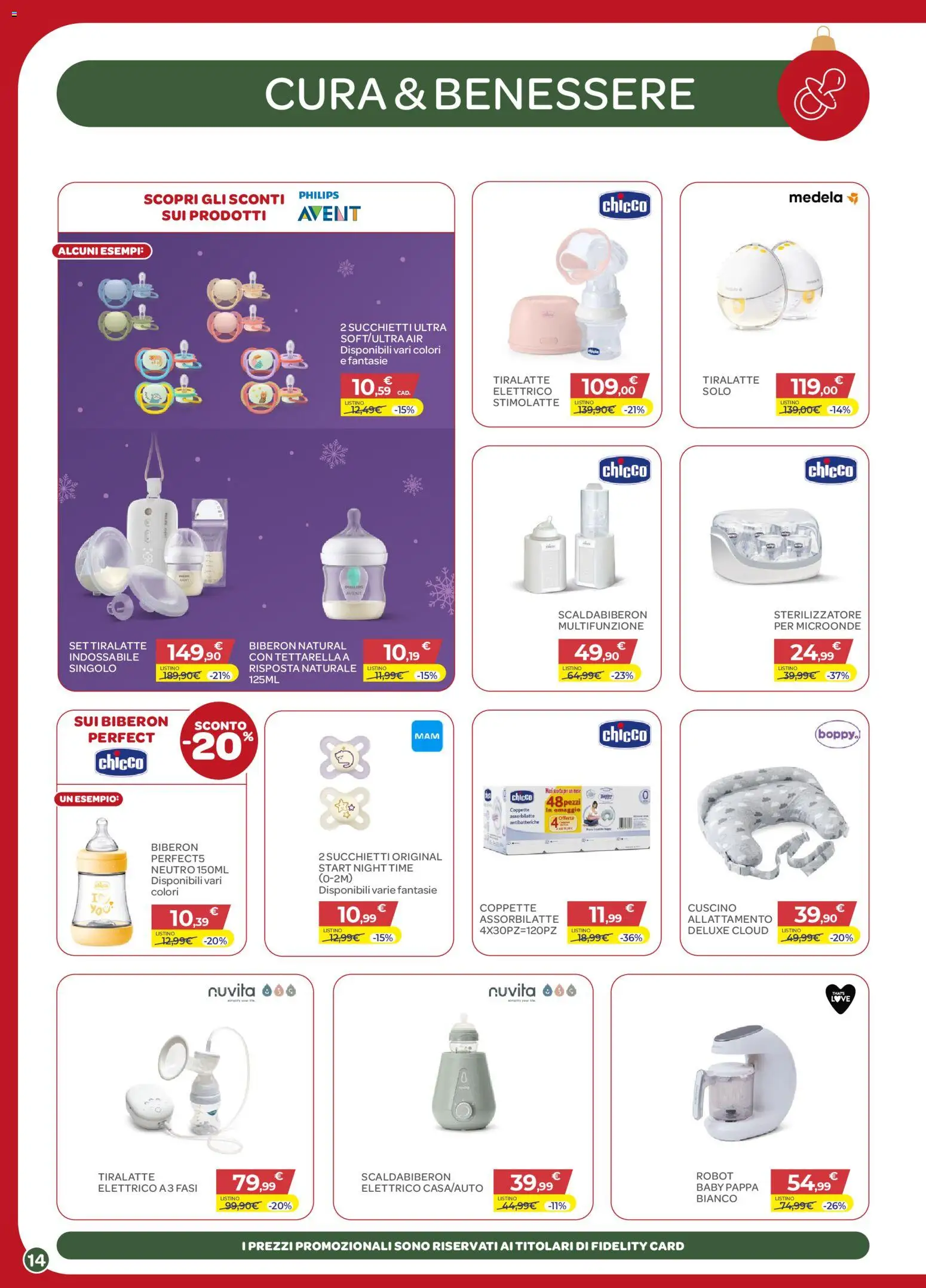 Volantino Bimbo store del 04.12.2025 | Pagina: 14 | Prodotti: Microonde, Biberon, Tiralatte, Robot