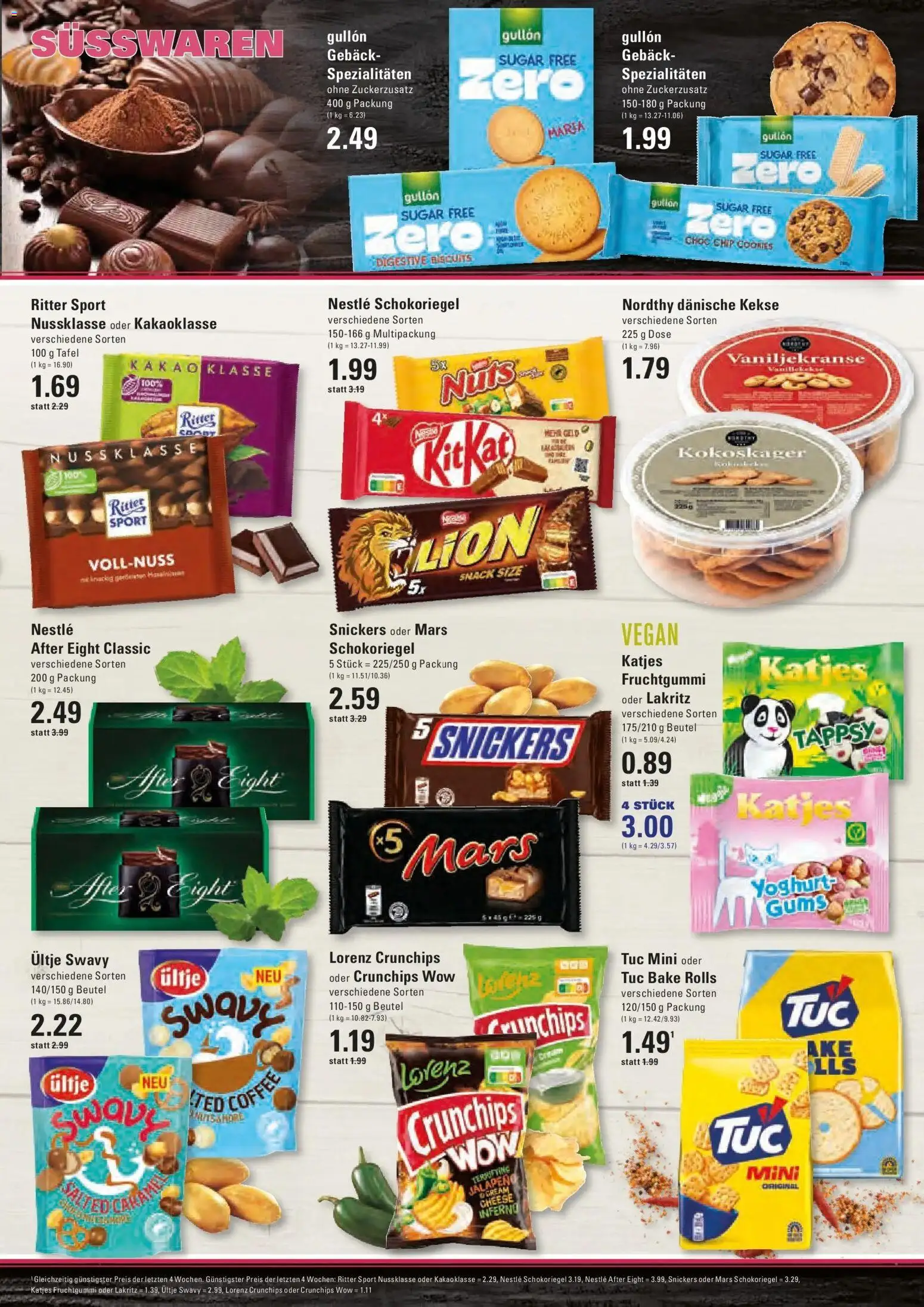 Edeka prospekt Stade	 – gültig ab 11.01.2026 | Seite: 13 | Produkte: Ritter sport, Snickers, Mars, Chips