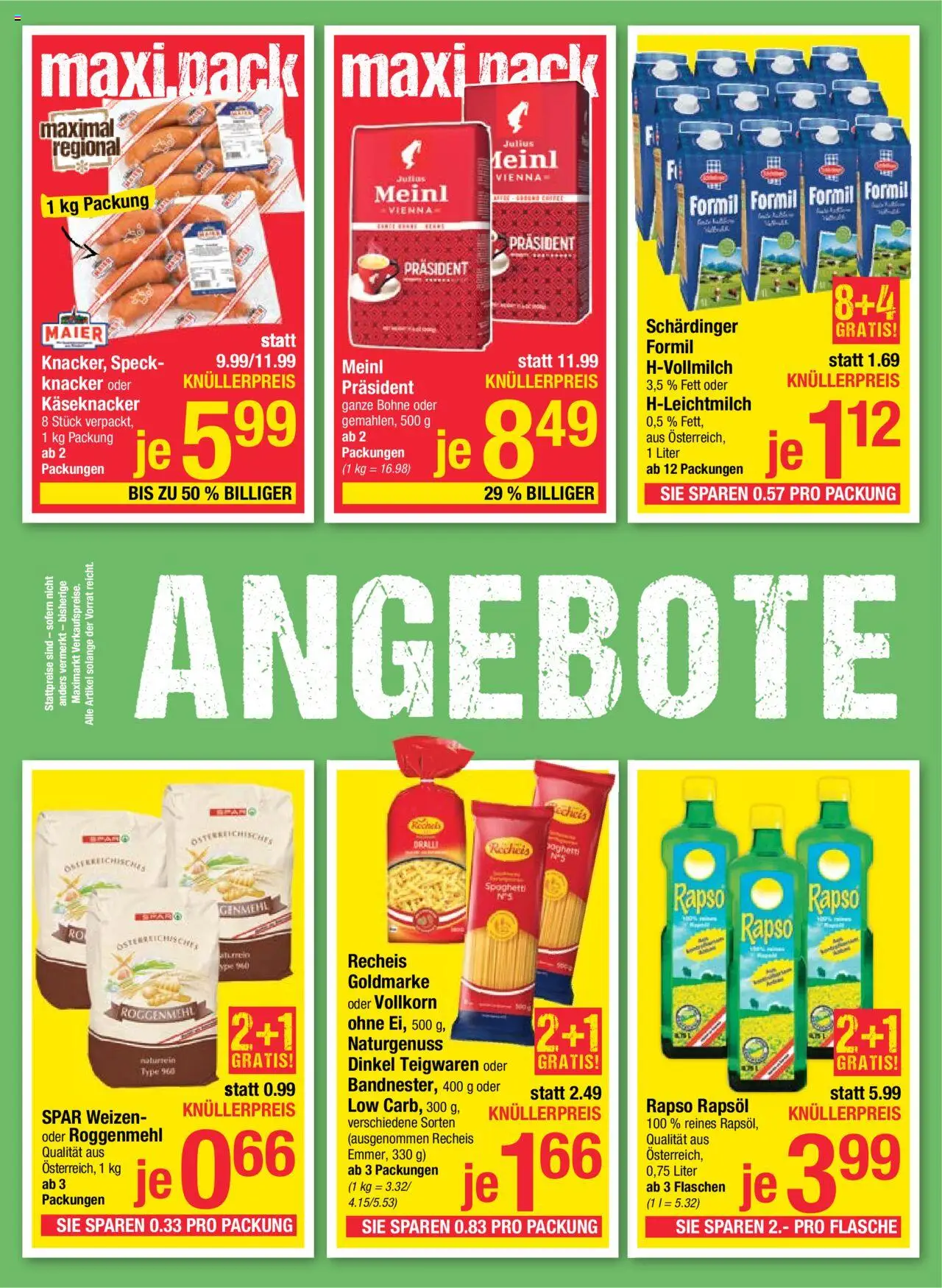 Maximarkt Flugblatt gültig ab 29.09.2025 | Seite: 2 | Produkte: Hajdina liszt