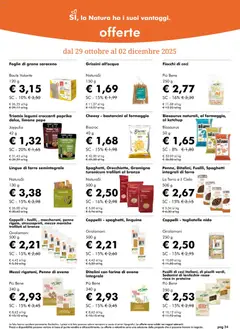 Anteprima del volantino Volantino Natura Sì	 valido a partire dal 29.10.2025 | Pagina: 24 | Prodotti: Limone, Piselli, Penne, Terra