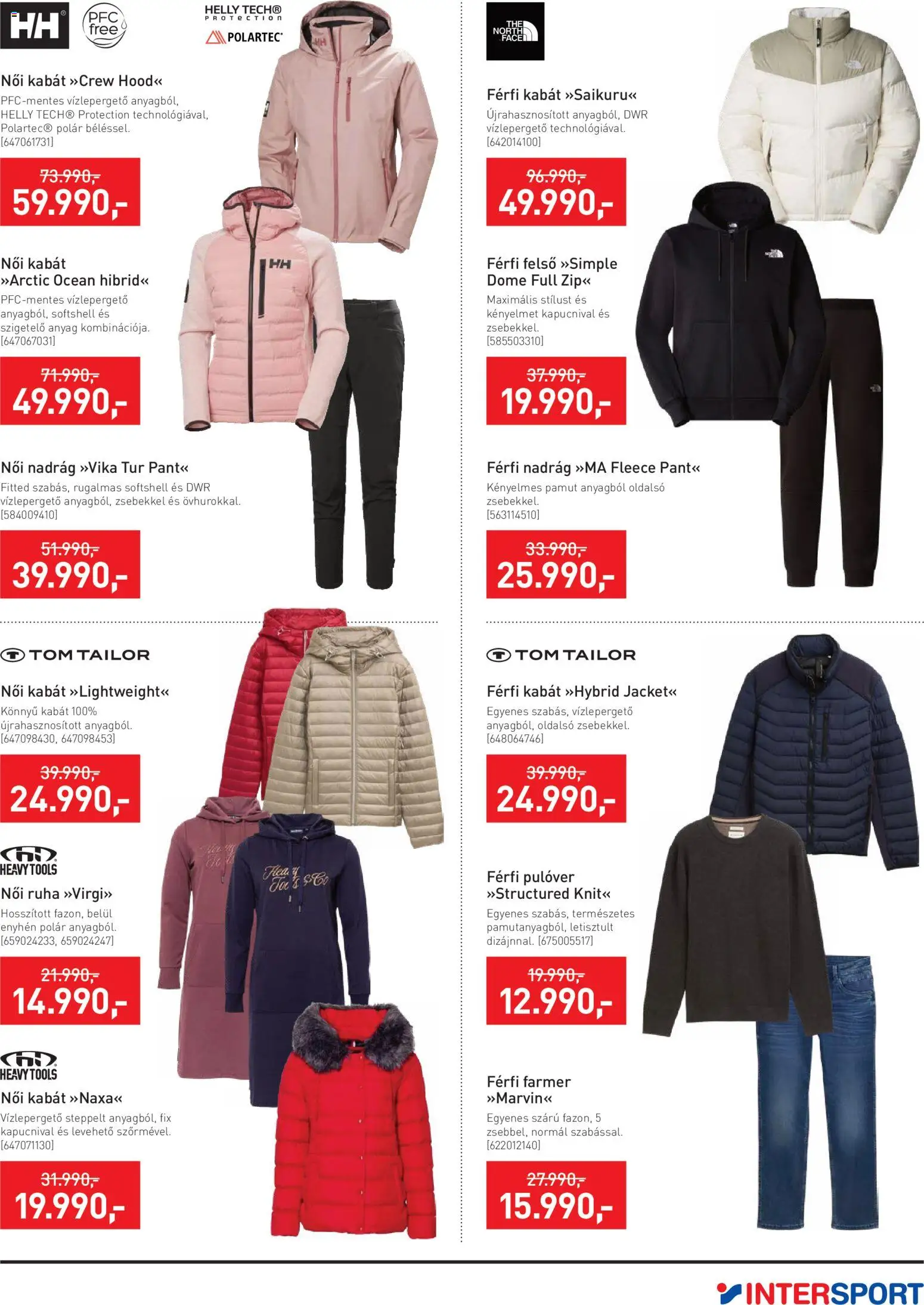 Intersport akciós ujság - amely érvényes a következő dátumtól: 14.11.2025 | Oldal: 5 | Termékek: Farmer, Női nadrág, Ruha, Nadrág