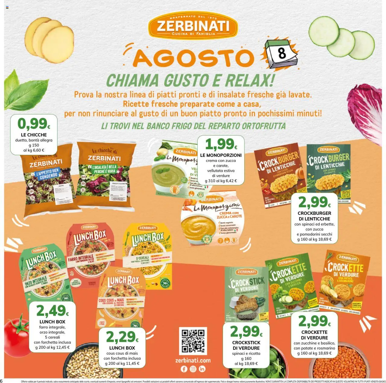 Volantino Basko del 19.08.2025 | Pagina: 6 | Prodotti: Lenticchie, Spinaci, Zucca, Farro