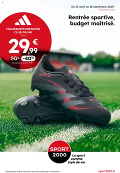 Sport 2000 - Prévisualisation de Sport 2000 prospectus valide à partir de 25.08.2025