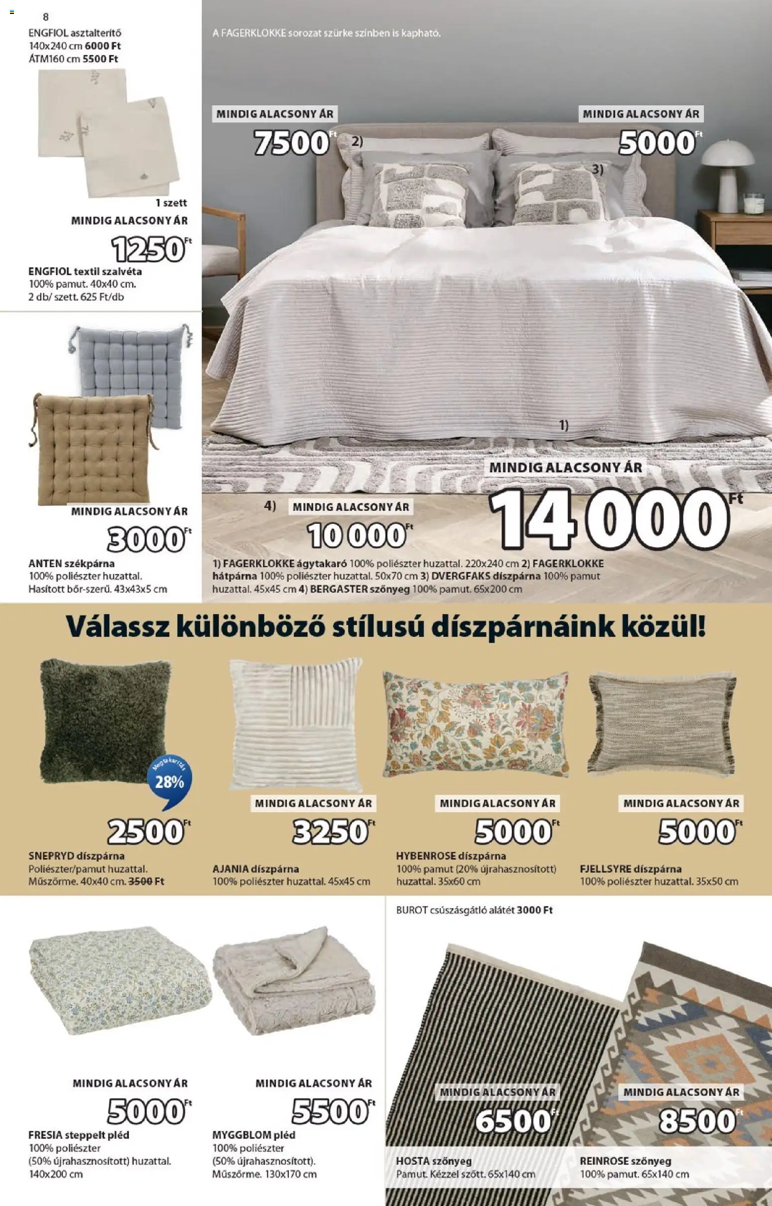 JYSK akciós ujság - amely érvényes a következő dátumtól: 02.02.2026 | Oldal: 8