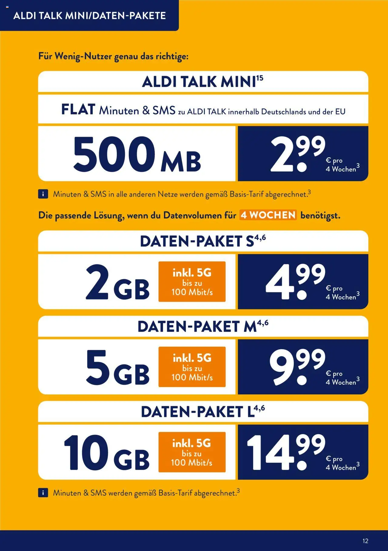 Aldi Talk – gültig ab 19.09.2025 | Seite: 12