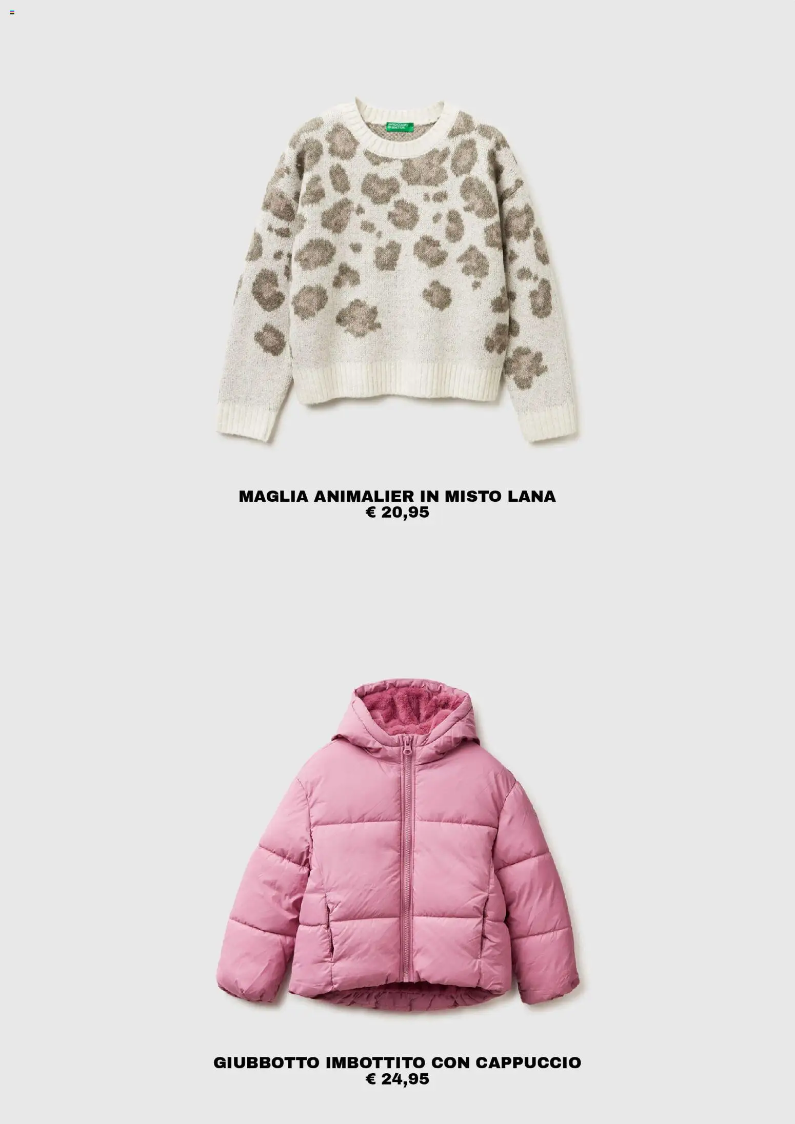 Volantino Benetton del 12.01.2026 | Pagina: 14 | Prodotti: Cappuccio