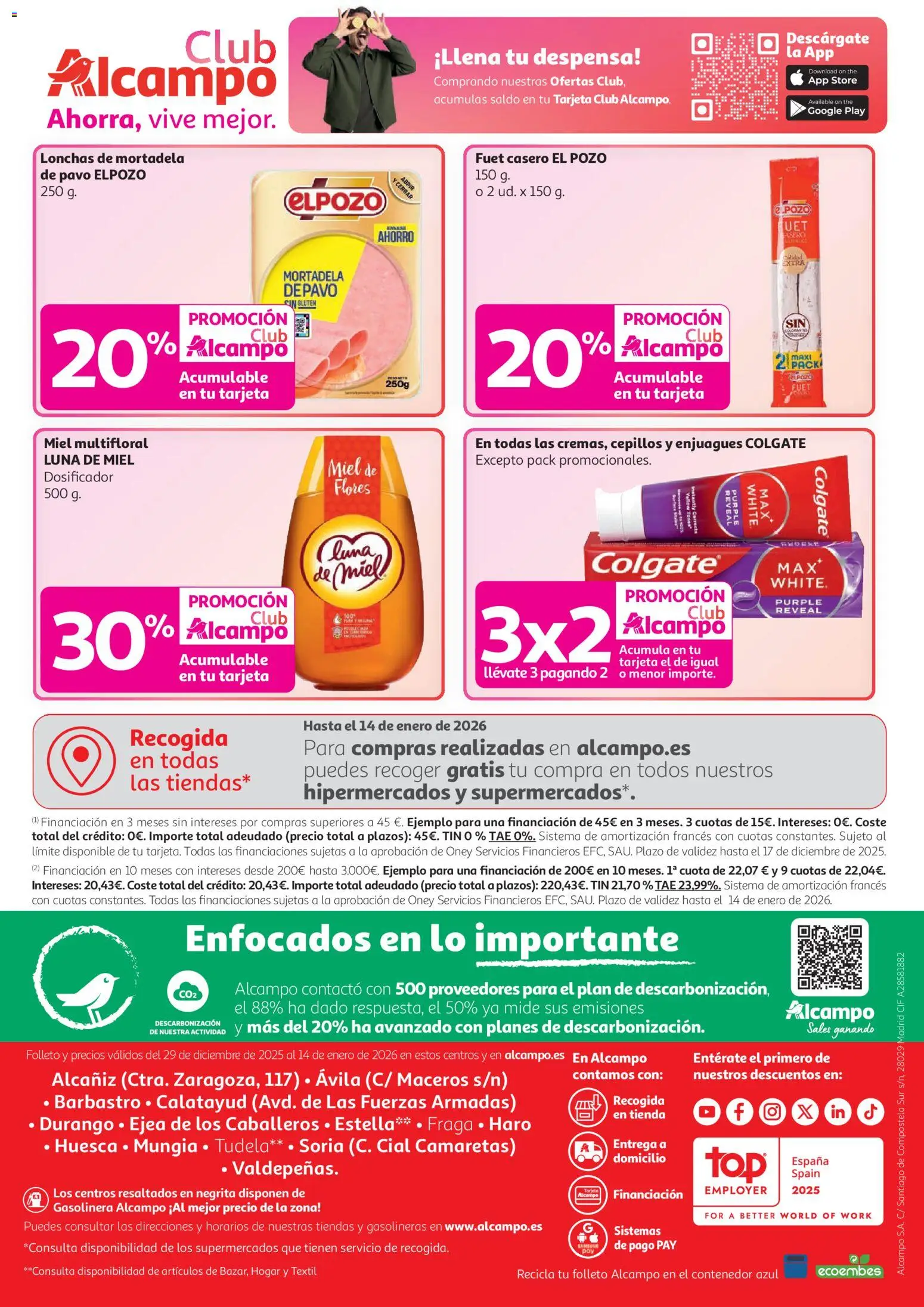 Alcampo - Superstore │ válido desde el 29.12.2025 | Página: 12 | Productos: Ψηφιακή κάμερα, Mortadela