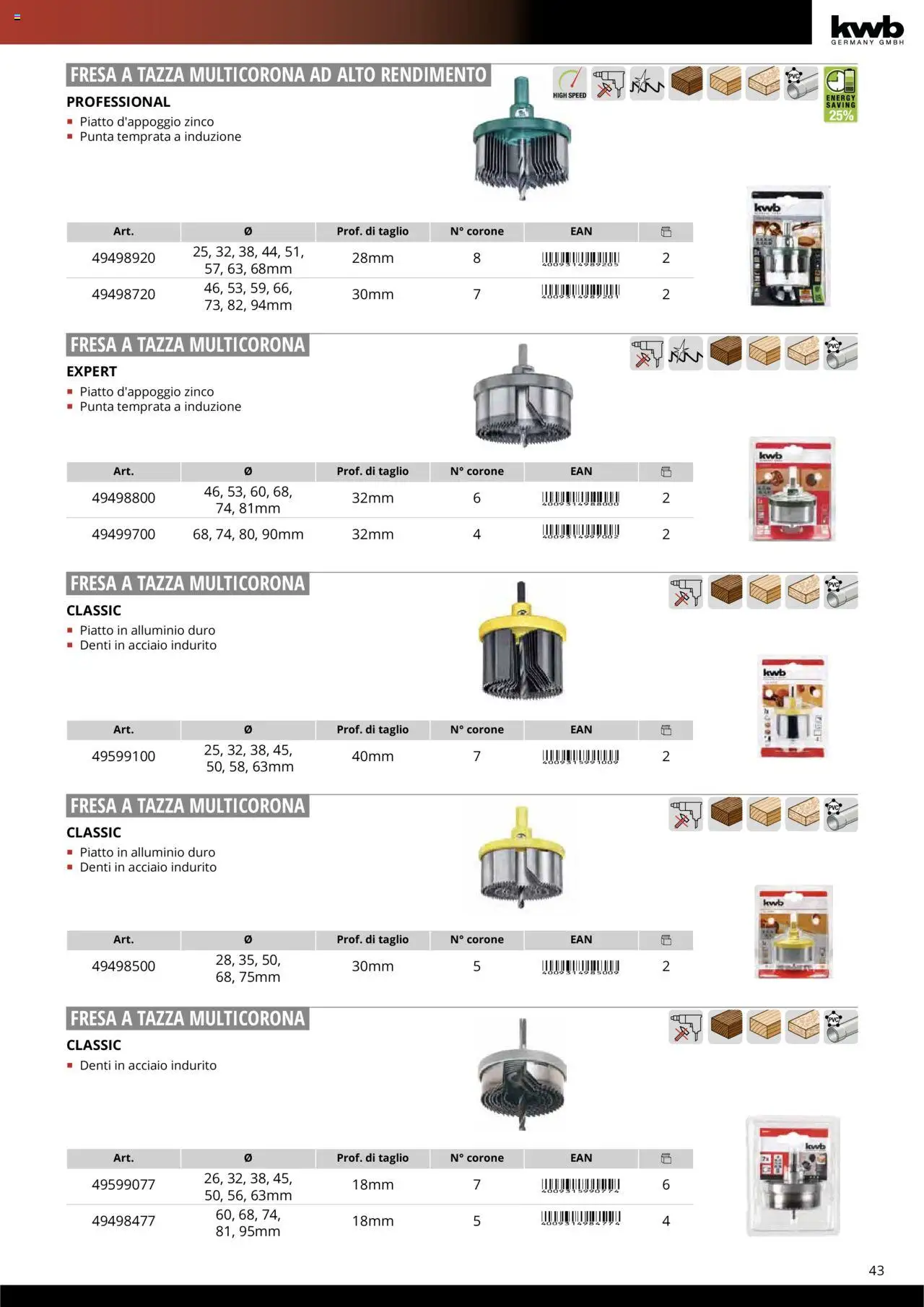 Volantino Einhell del 10.10.2025 | Pagina: 45 | Prodotti: Piatto, Alluminio