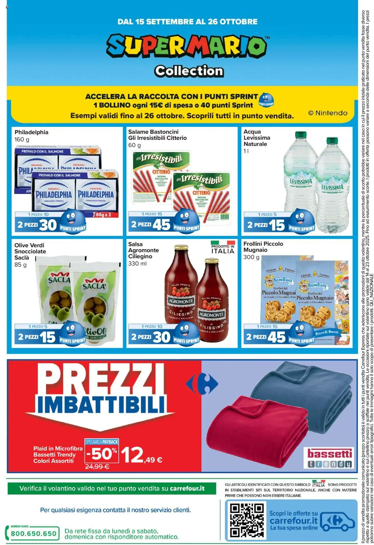 Volantino Carrefour del 14.10.2025 | Pagina: 14 | Prodotti: Salame, Salmone, Salsa, Scaffale