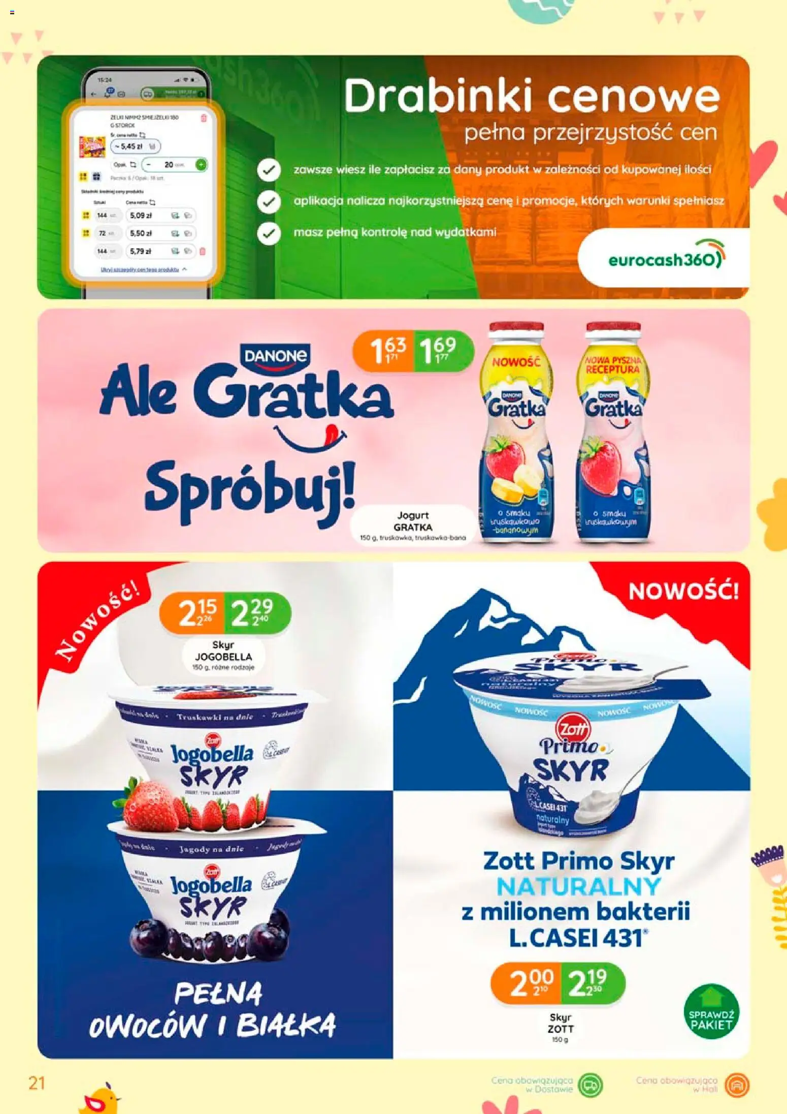 Eurocash gazetka - Oferta Produktowa od 05.03.2026 | Strona: 21 | Produkty: Jagody, Jogurt, Truskawki, Skyr