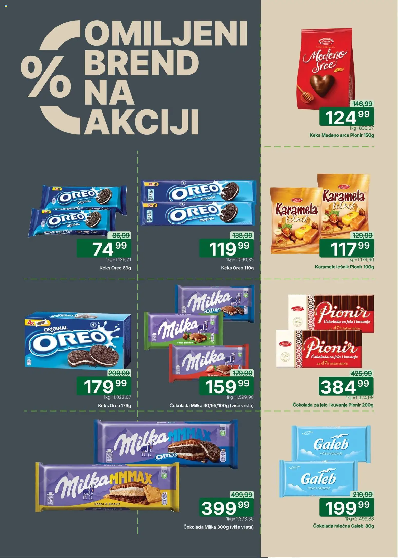 Univerexport katalog - važi od 19.01.2026 | Strana: 24 | Proizvode: Milka, Keks, Oreo, Mlečna čokolada