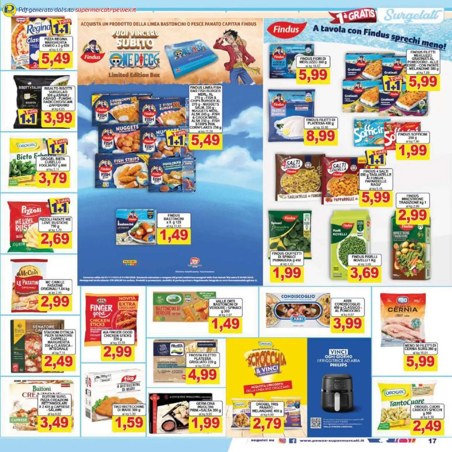 Volantino Pewex del 13.02.2026 | Pagina: 17 | Prodotti: Nuggets, Patate, Verdure, Padella