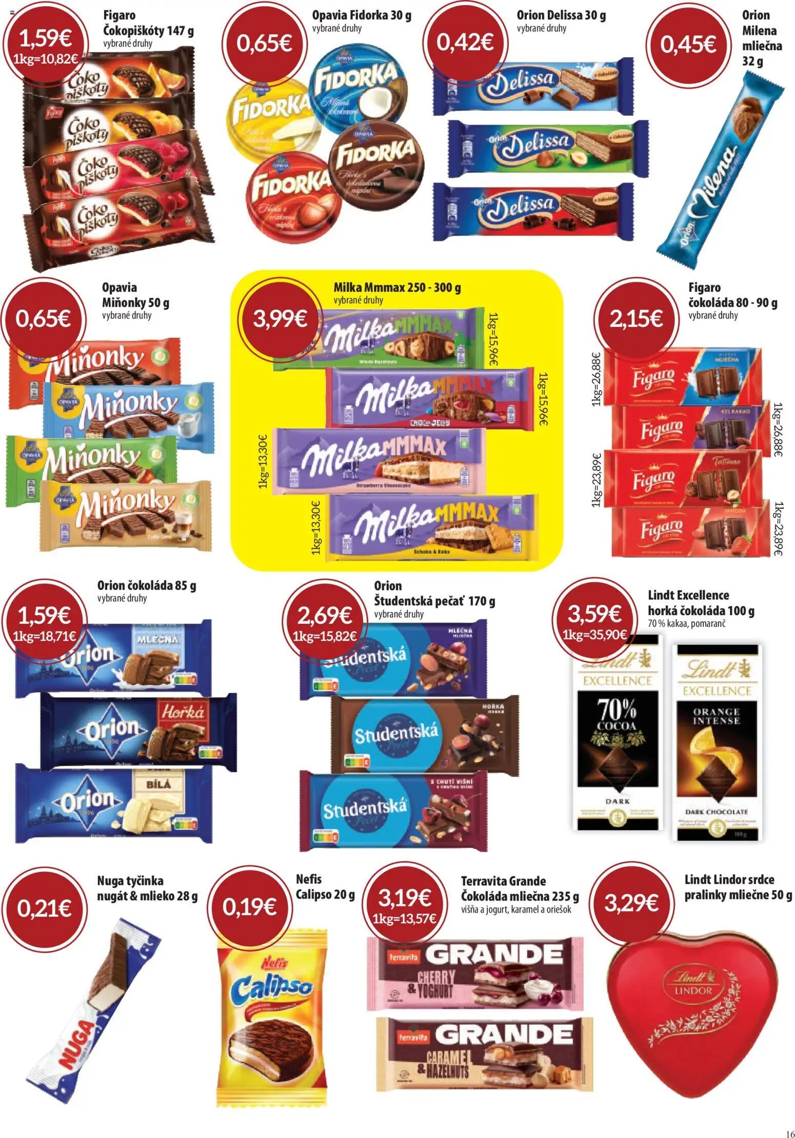 Nové CBA Komfos akcie – leták je platný od 05.02.2026 | Strana: 16