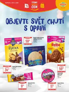 Náhled letáku Globus leták - Brno od 04.02.2026 | Strana: 13 | Produkty: Esíčka, Lázeňské oplatky, Bebe, Fidorka